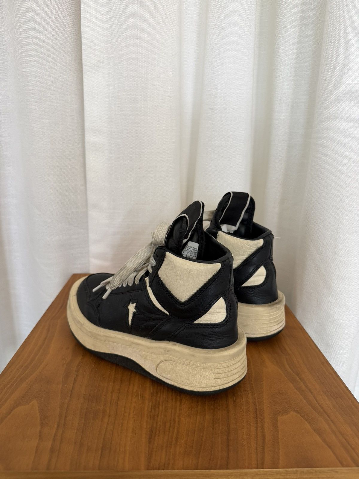 Rick Owens Drkshdw Converse Rick Owens x DRKSHDW TURBOWPN Size US 6.5 / IT 36.5 - 11 Thumbnail