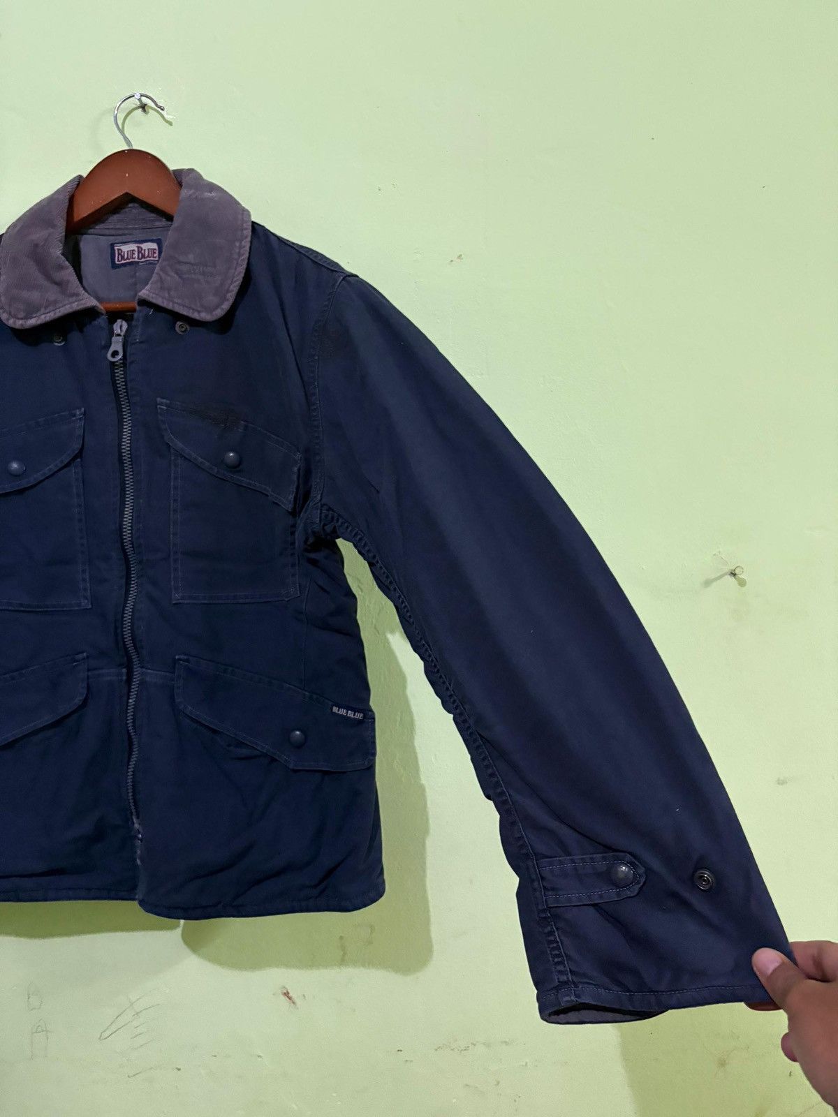 Blue Blue Japan Blue Blue Japan Padded Jacket Design 4 Pocket Design Size US S / EU 44-46 / 1 - 3 Thumbnail