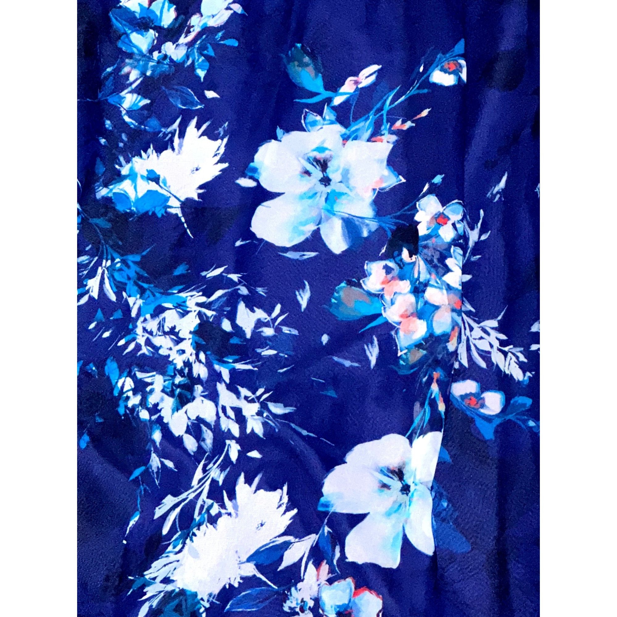 Other Twelfth Street by Cynthia Vincent Small Navy Floral Silk Max Size S / US 4 / IT 40 - 15 Thumbnail