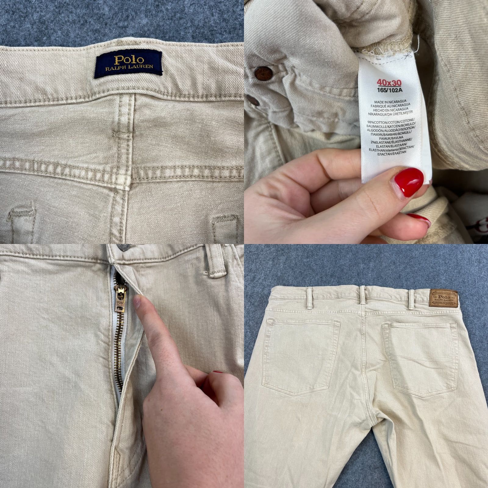 Polo Ralph Lauren Polo Ralph Lauren Jeans Main Selling Point Brand Category: Jeans Adult Size 40 White Light Stretch Regular 5-Pocket Mens Denim Cotton Elastane Java Size US L / EU 52-54 / 3 - 8 Thumbnail