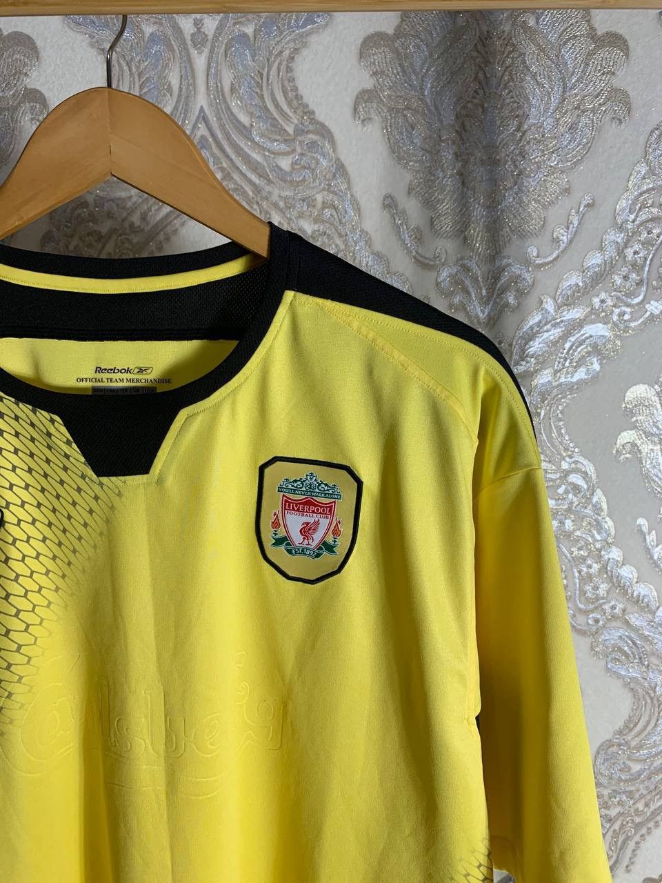 Reebok × Vintage VERY RARE REEBOK FC LIVERPOOL ENGLAND SOCCER JERSEY Y2K 90s Size US M / EU 48-50 / 2 - 3 Thumbnail