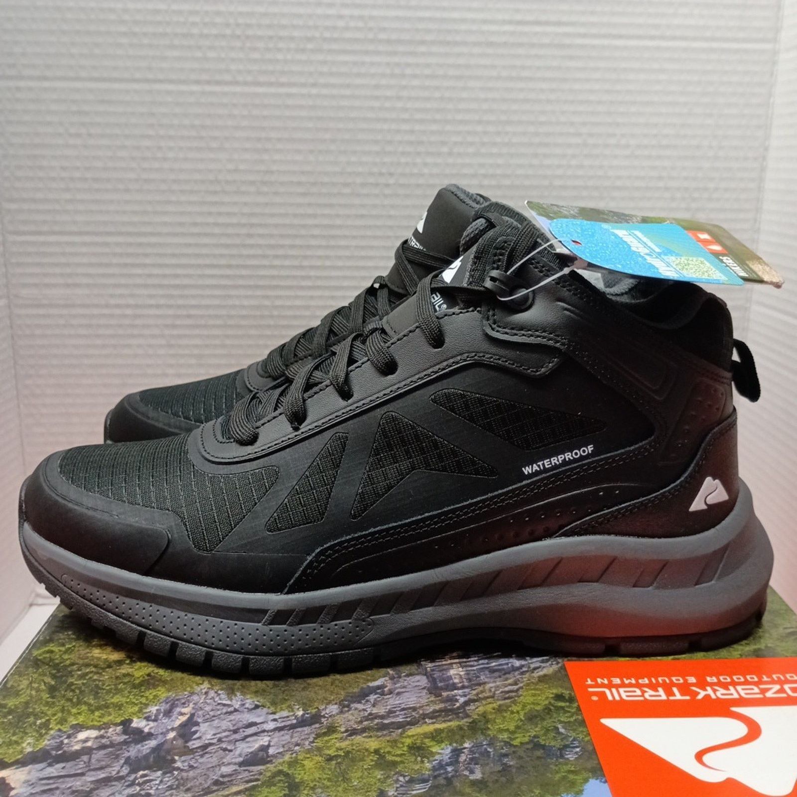 Other Men’s size 9 Ozark Trail Tech Hiker Waterproof Boots Black Size US 9 / EU 42 - 3 Thumbnail