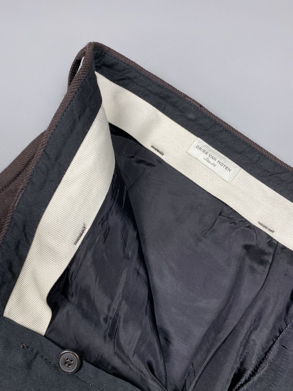 Dries Van Noten Dries Van Noten wool brown pants size 54 Size US 36 / EU 52 - 7 Thumbnail