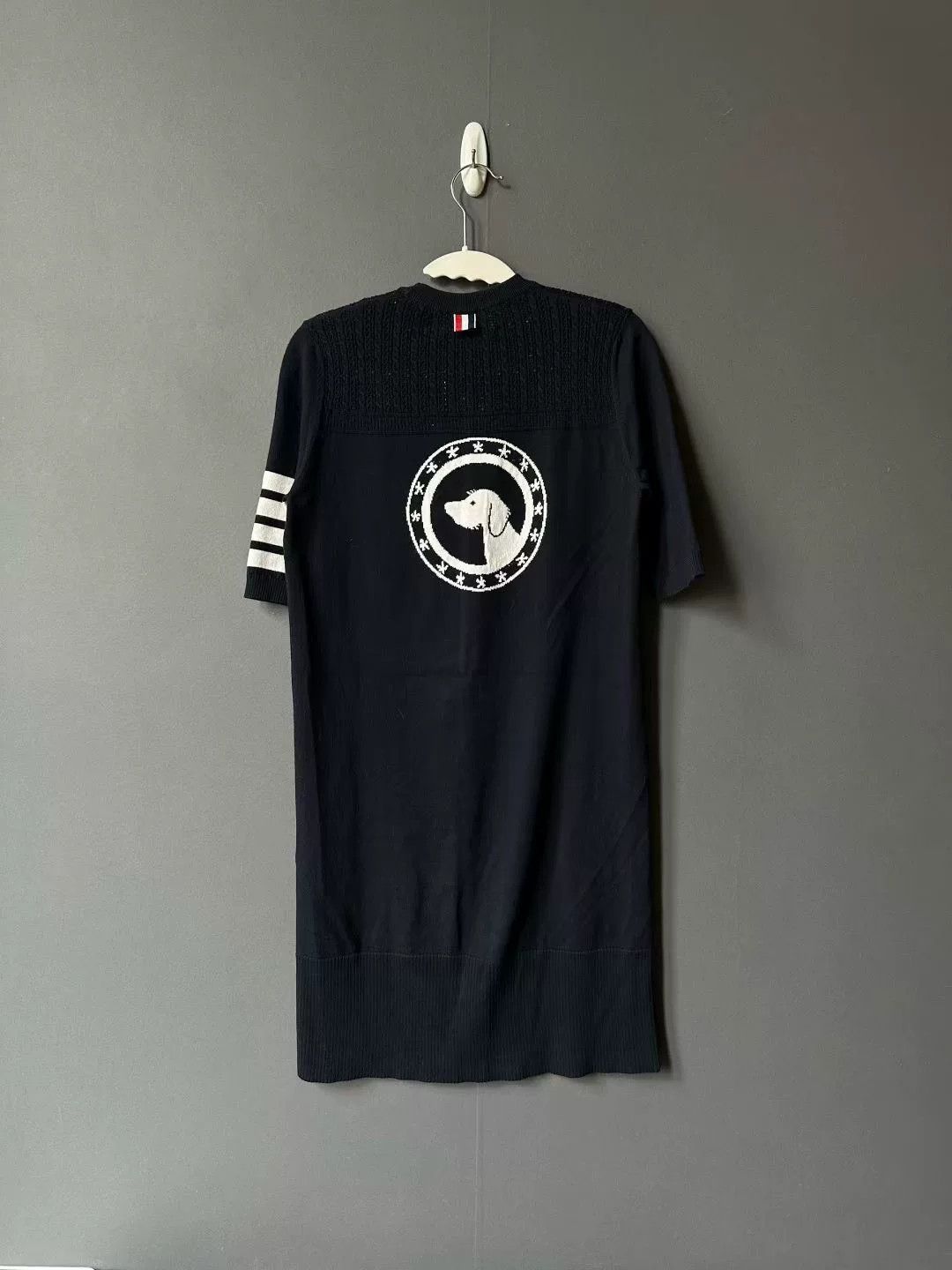 Thom Browne Thom Browne Navy Back Dog Dress Size S / US 4 / IT 40 - 1 Thumbnail