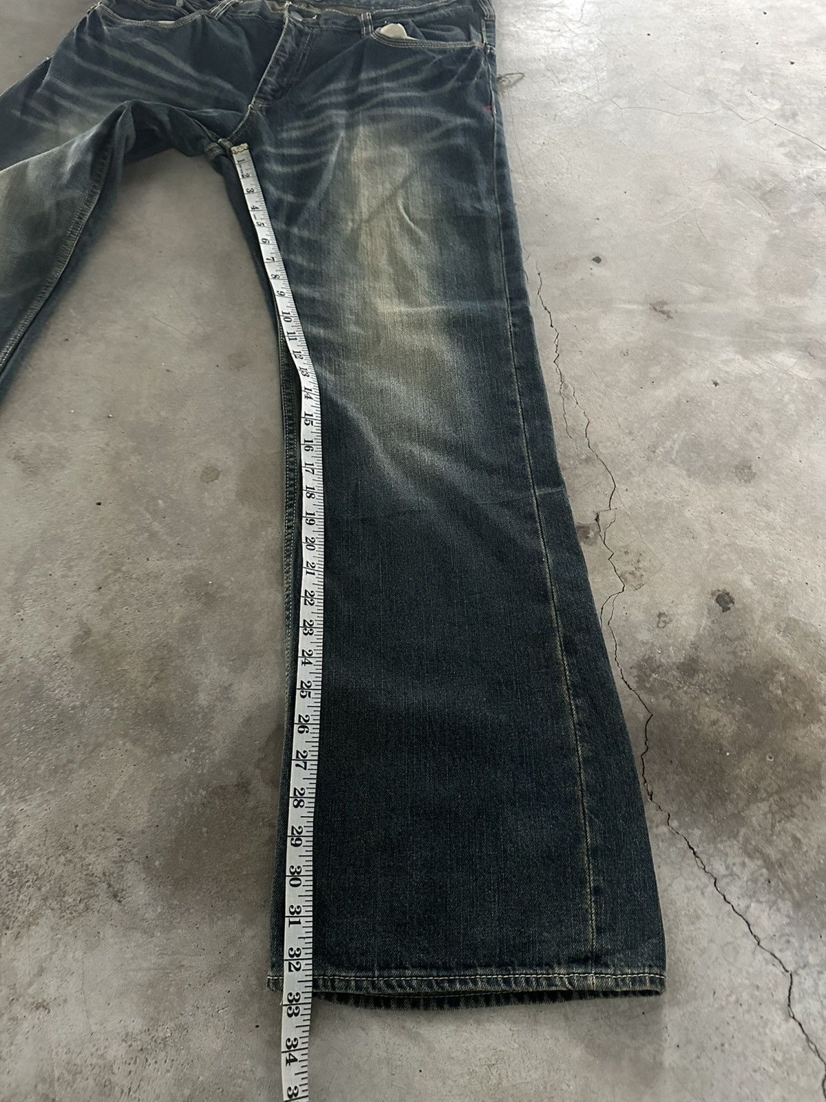 Vintage Vintage piko flare jeans Size US 38 / EU 54 - 6 Thumbnail