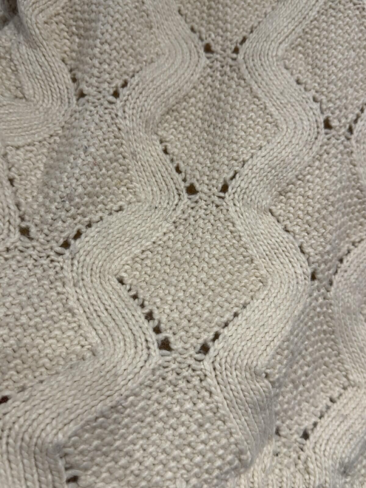 H&M H&M Women Beige Oversized Cable Knit Sweater XS Pullover Size XS / US 0-2 / IT 36-38 - 5 Thumbnail