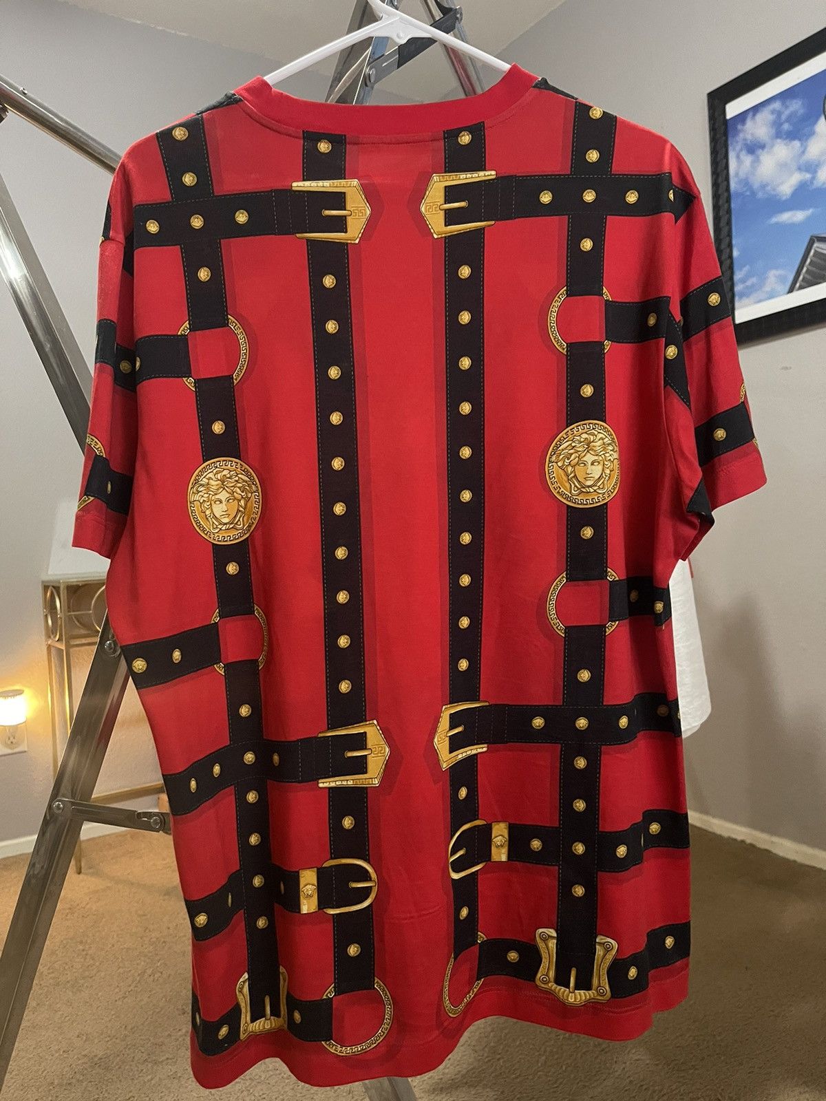 Versace Versace Harness Medusa TShirt Size US XL / EU 56 / 4 - 4 Thumbnail
