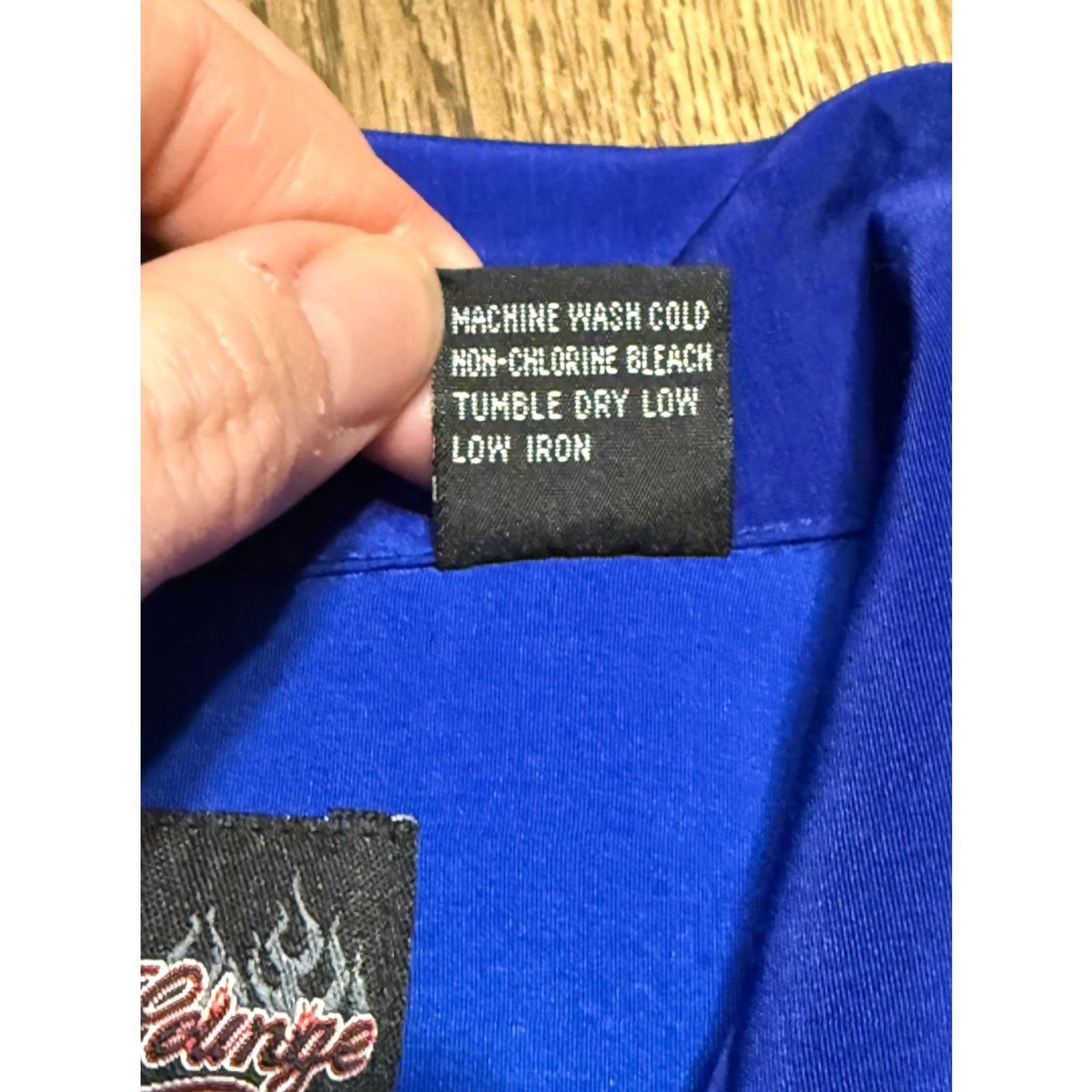Vintage Sapphire Lounge Shirt Men's XL Blue Black White Short Sleeve Button Up Shirt Size US XL / EU 56 / 4 - 7 Thumbnail