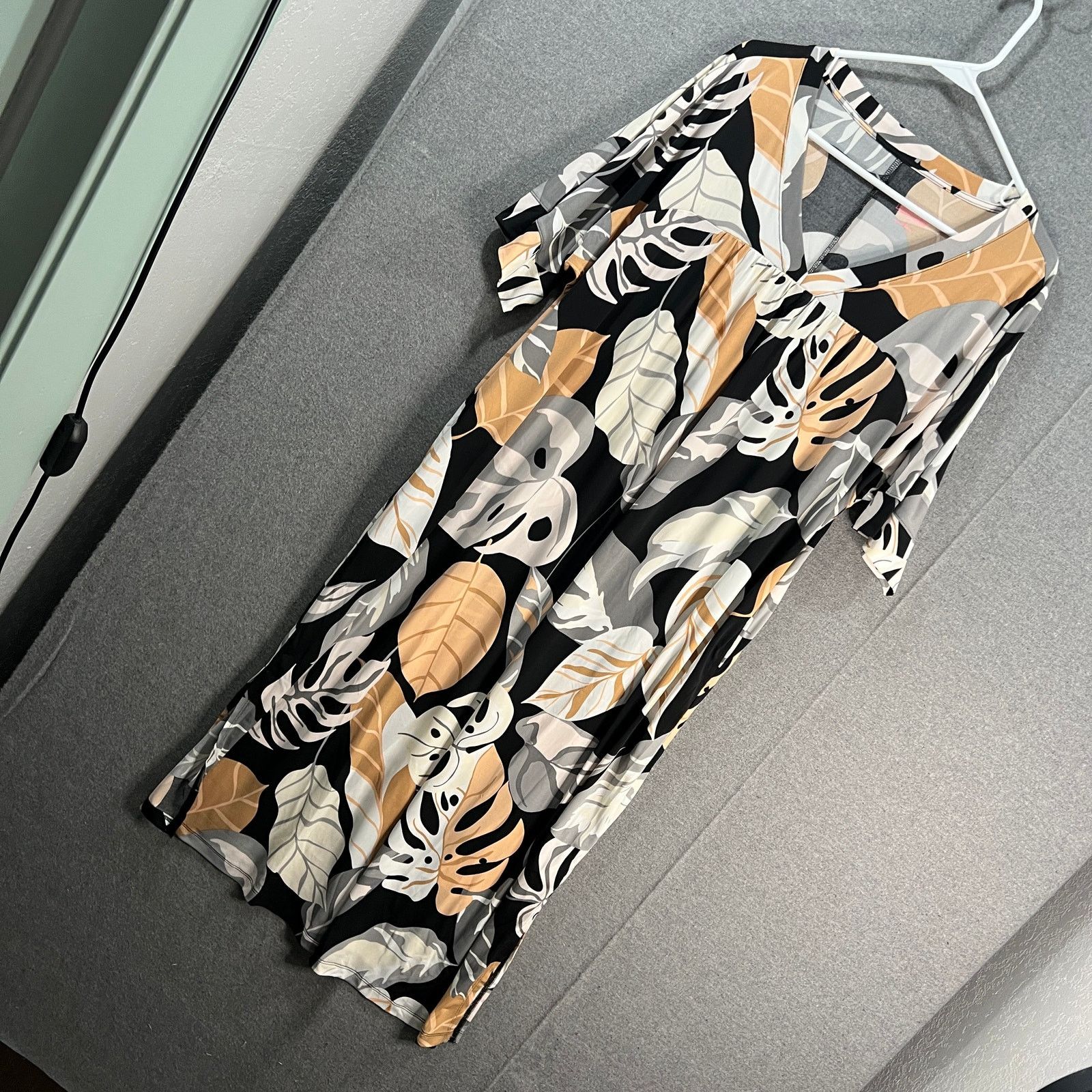 Other Breezies Lounge Blissful Breeze Short Sleeve Caftan Black Size XS / US 0-2 / IT 36-38 - 1 Thumbnail