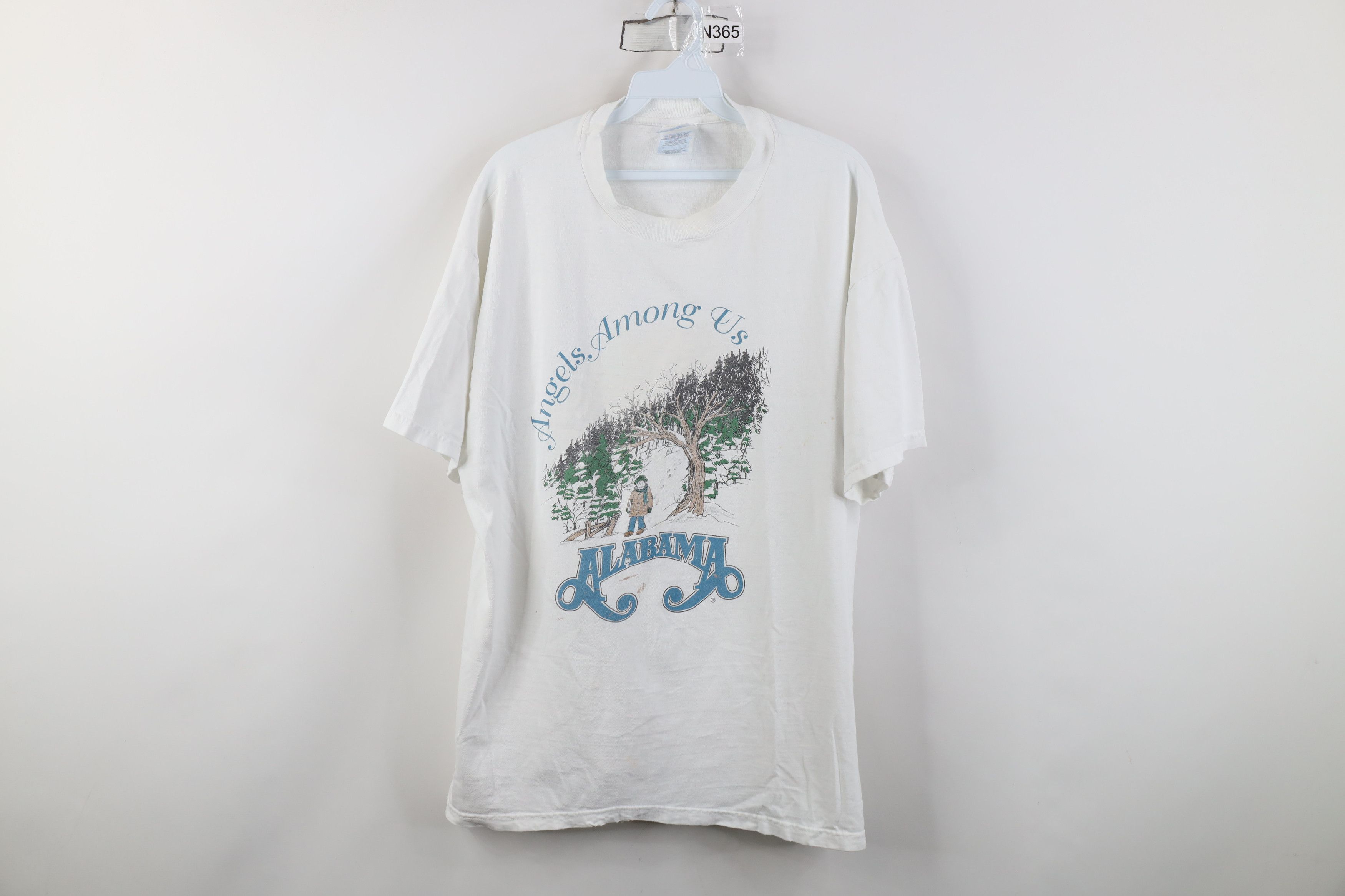 Vintage Vintage 90s Angels Among Us Alabama Short Sleeve T-Shirt Size US XL / EU 56 / 4 - 1 Thumbnail