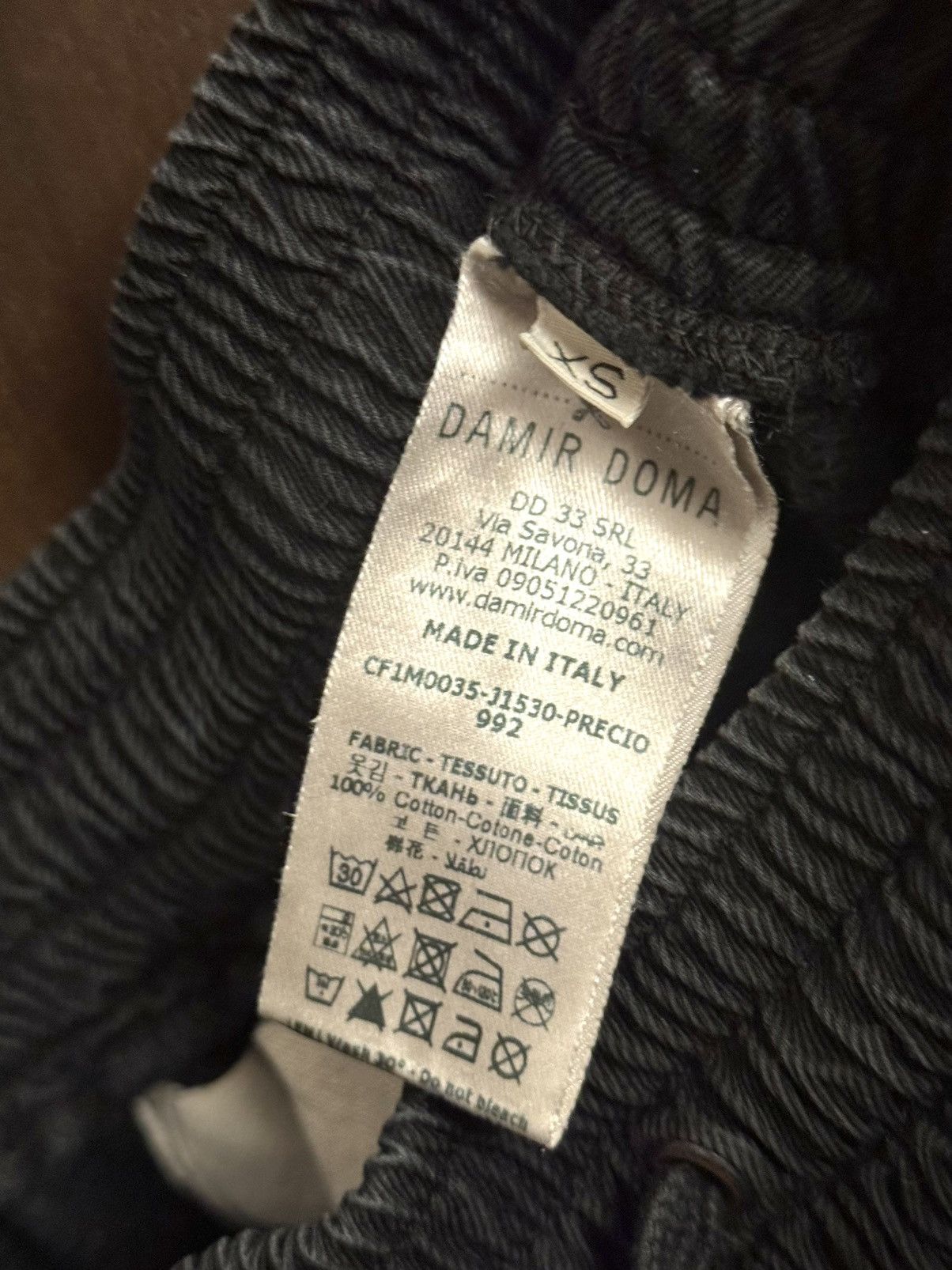 Damir Doma faded black damir doma runway sweatpants XS men Size US 28 / EU 44 - 3 Thumbnail