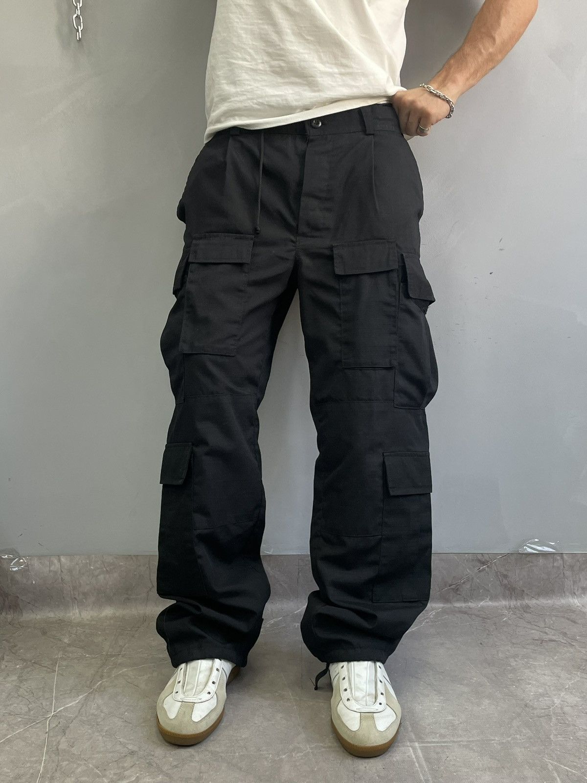 Japanese Brand Baggy cargo pants y2k balenciaga japanese style tactical Size US 34 / EU 50 - 1 Thumbnail