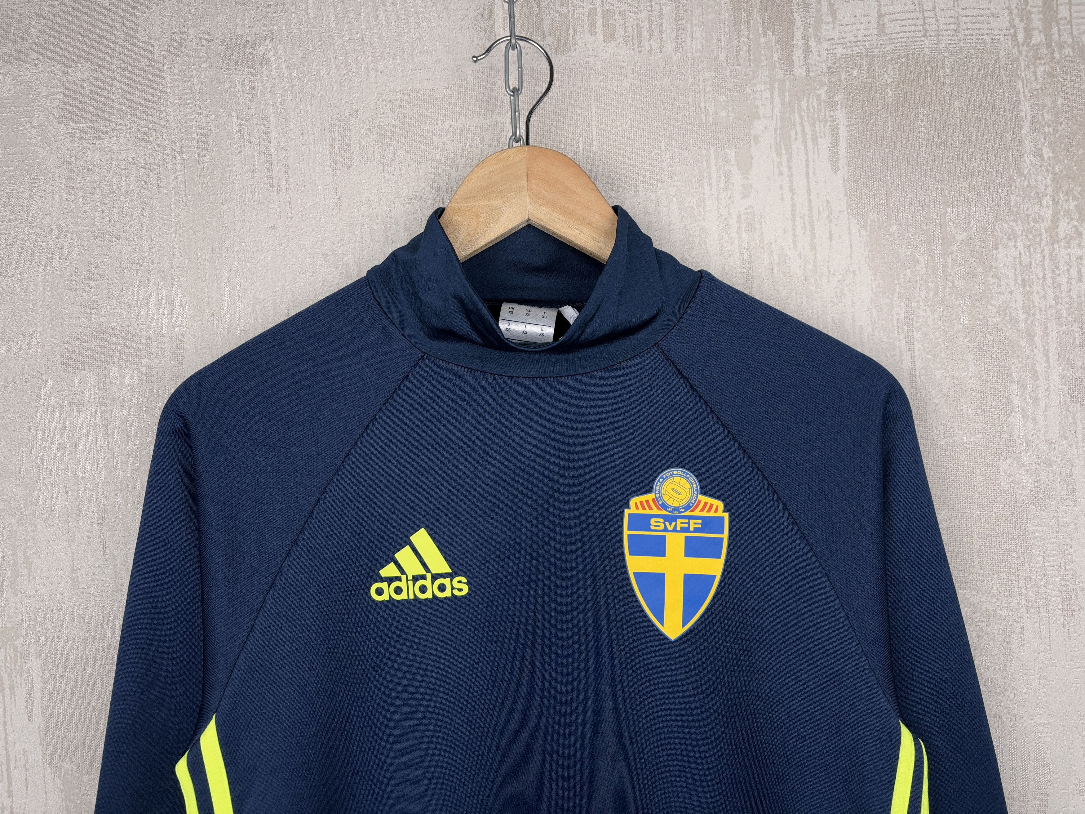 Adidas Sweden 2016-17 Adidas Training Top Soccer Football Size US XS / EU 42 / 0 - 2 Thumbnail