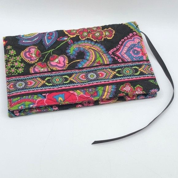 Vera Bradley Vera Bradley Cotton Paisley Fold Clutch Wallet Bag Size ONE SIZE - 1 Thumbnail