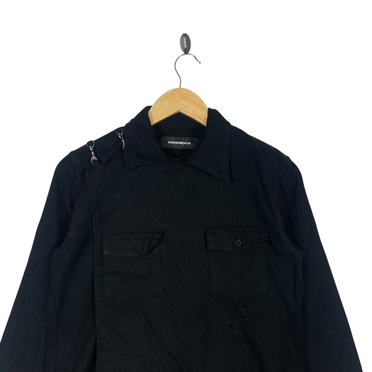 PHENOMENON Phenomenon AW2011 Black Tactical Strap Shirt Military Style Size US S / EU 44-46 / 1 - 2 Thumbnail