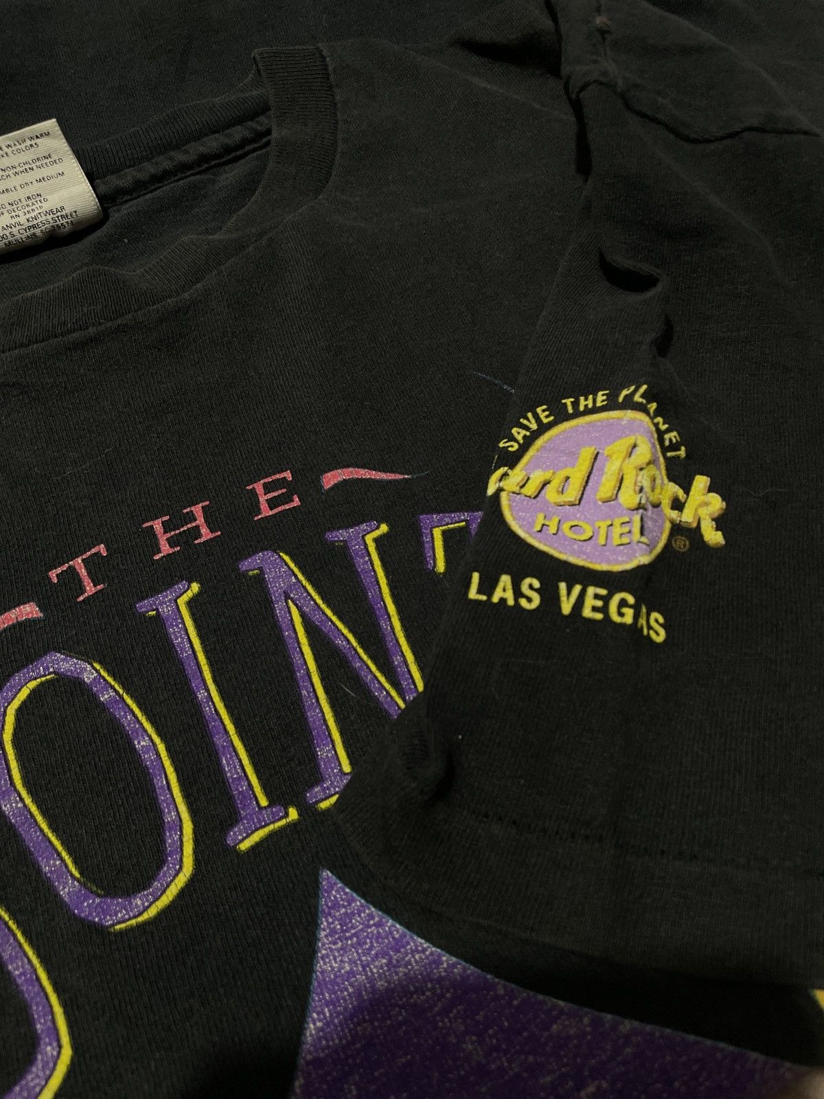 Unsound Rags × Vintage Vintage Hard Rock Cafe Las Vegas The Joint T-Shirt 90s Size US XL / EU 56 / 4 - 3 Thumbnail