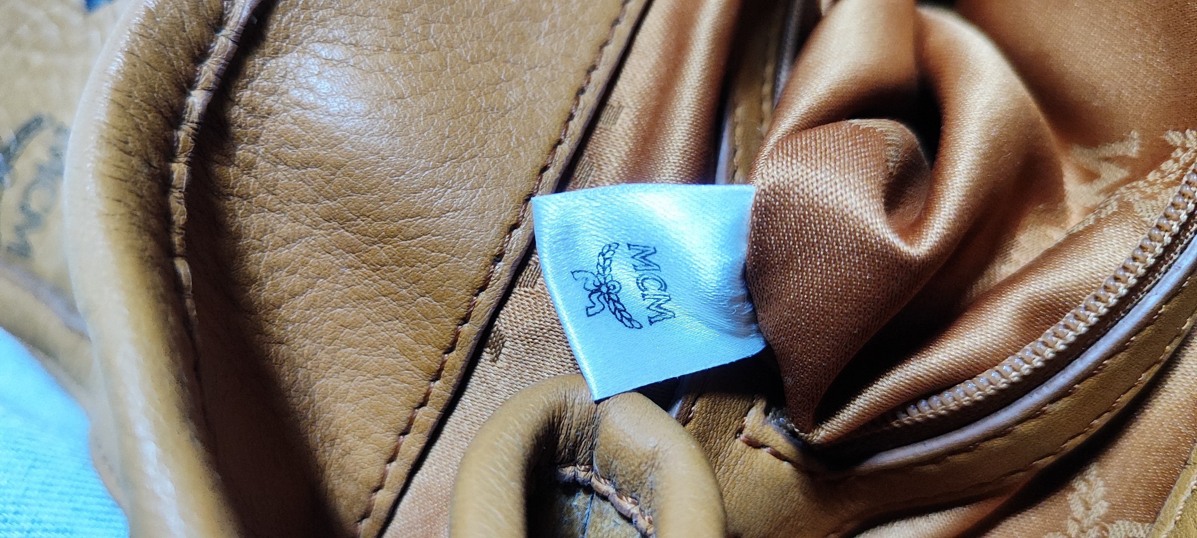 MCM MCM Gold Visetos Crossbody/Hand Leather Bag Size ONE SIZE - 12 Thumbnail