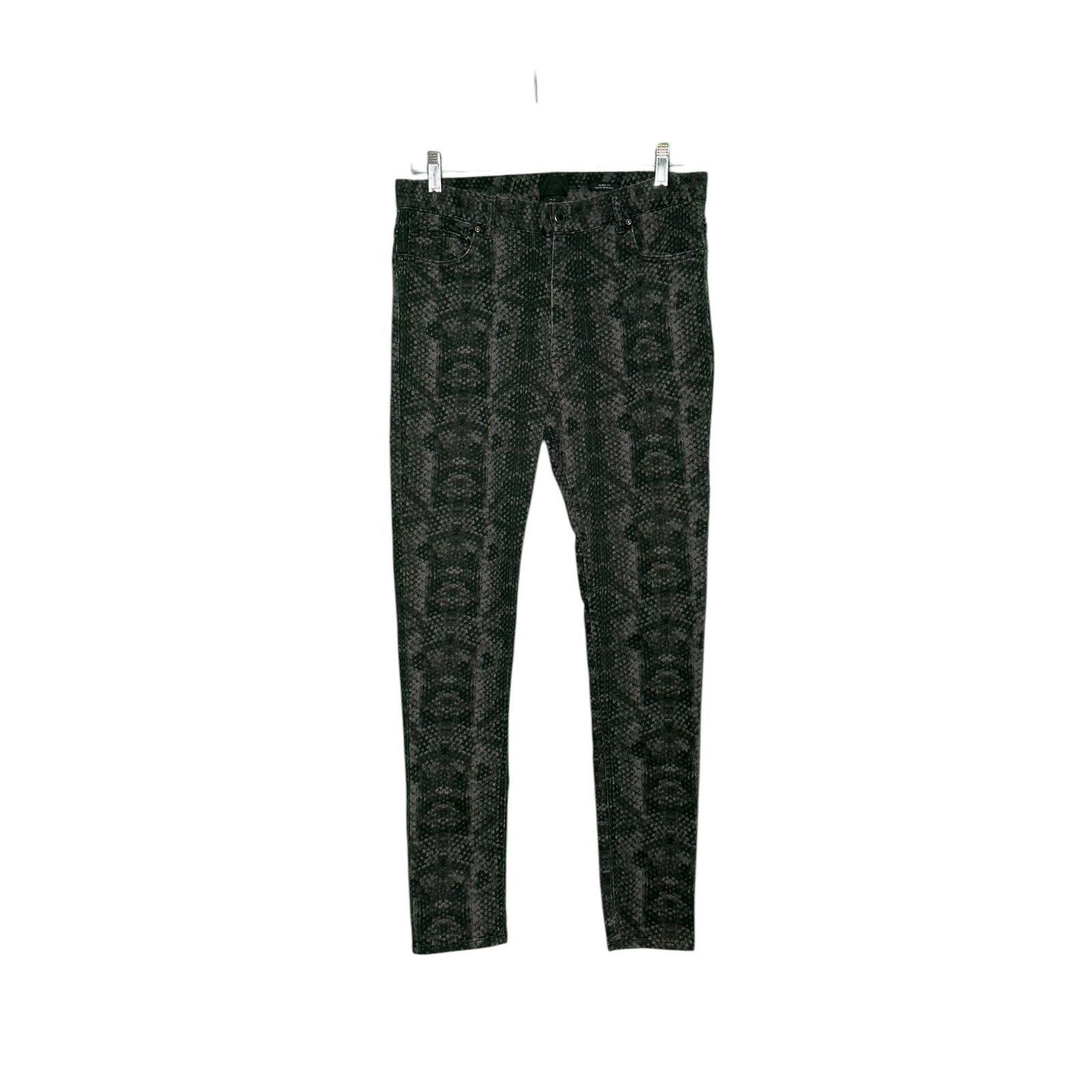 H&M H&M gray snake print skinny fit jeans size 31 Size 32" / US 10 / IT 46 - 14 Thumbnail