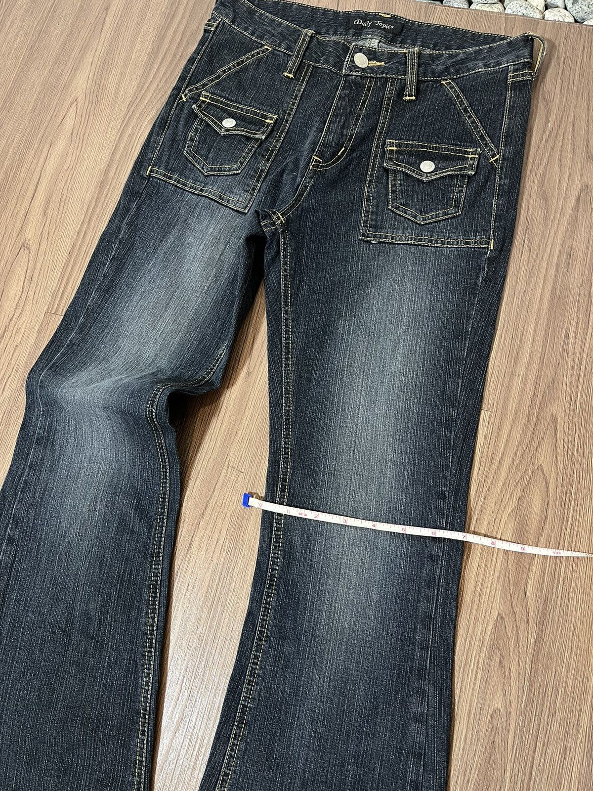 If Six Was Nine × Japanese Brand × Tornado Mart Daily Topics Japan Flared Bush Jeans Size US 29 - 16 Thumbnail