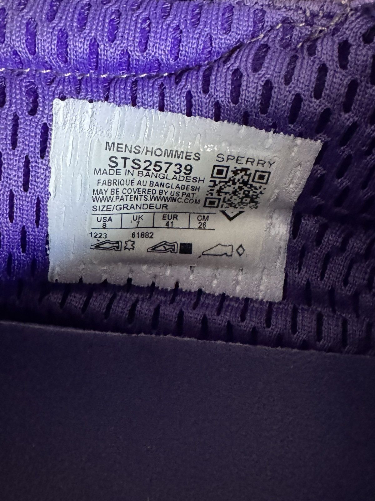 Sperry Concepts x Sperry 3-Eye Purple Suede Boat Shoes Size US 8 / EU 41 - 4 Thumbnail