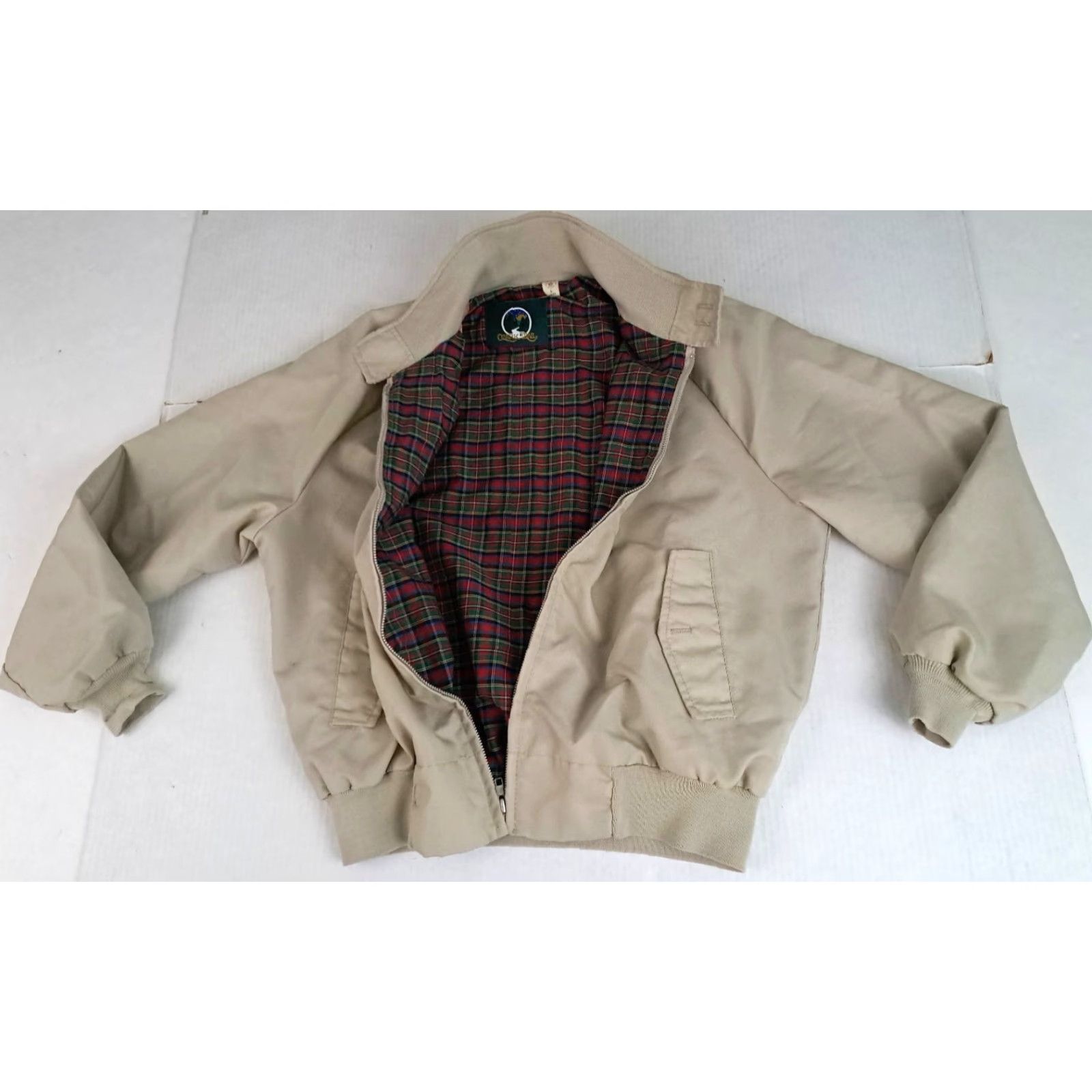 Vintage VINTAGE Ozark Trail Jacket Plaid Full Zip Insulated Mid-Length Beige Tan Men's Regular 90s USA Made Size US L / EU 52-54 / 3 - 4 Thumbnail