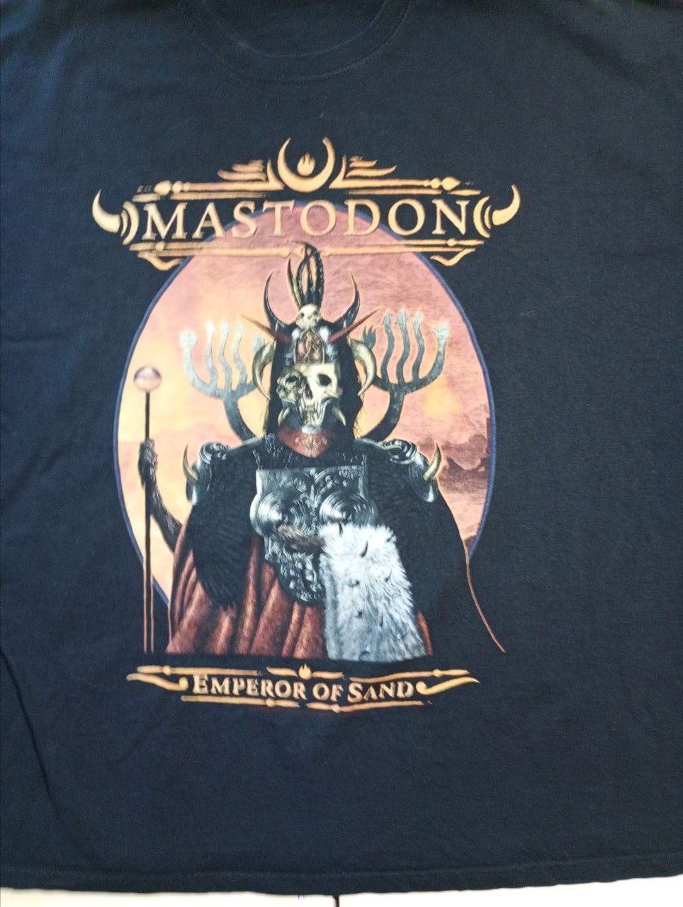 Band Tees × Fruit Of The Loom × Vintage Fruit Of The Loom Mastodon Emperor Of Sand Size US XXL / EU 58 / 5 - 6 Thumbnail