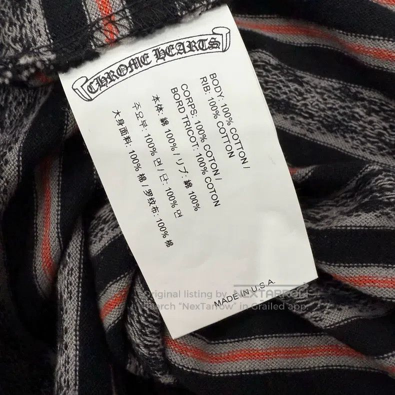 Chrome Hearts CHROME HEARTS Size M Striped cross short sleeve Size US M / EU 48-50 / 2 - 4 Thumbnail