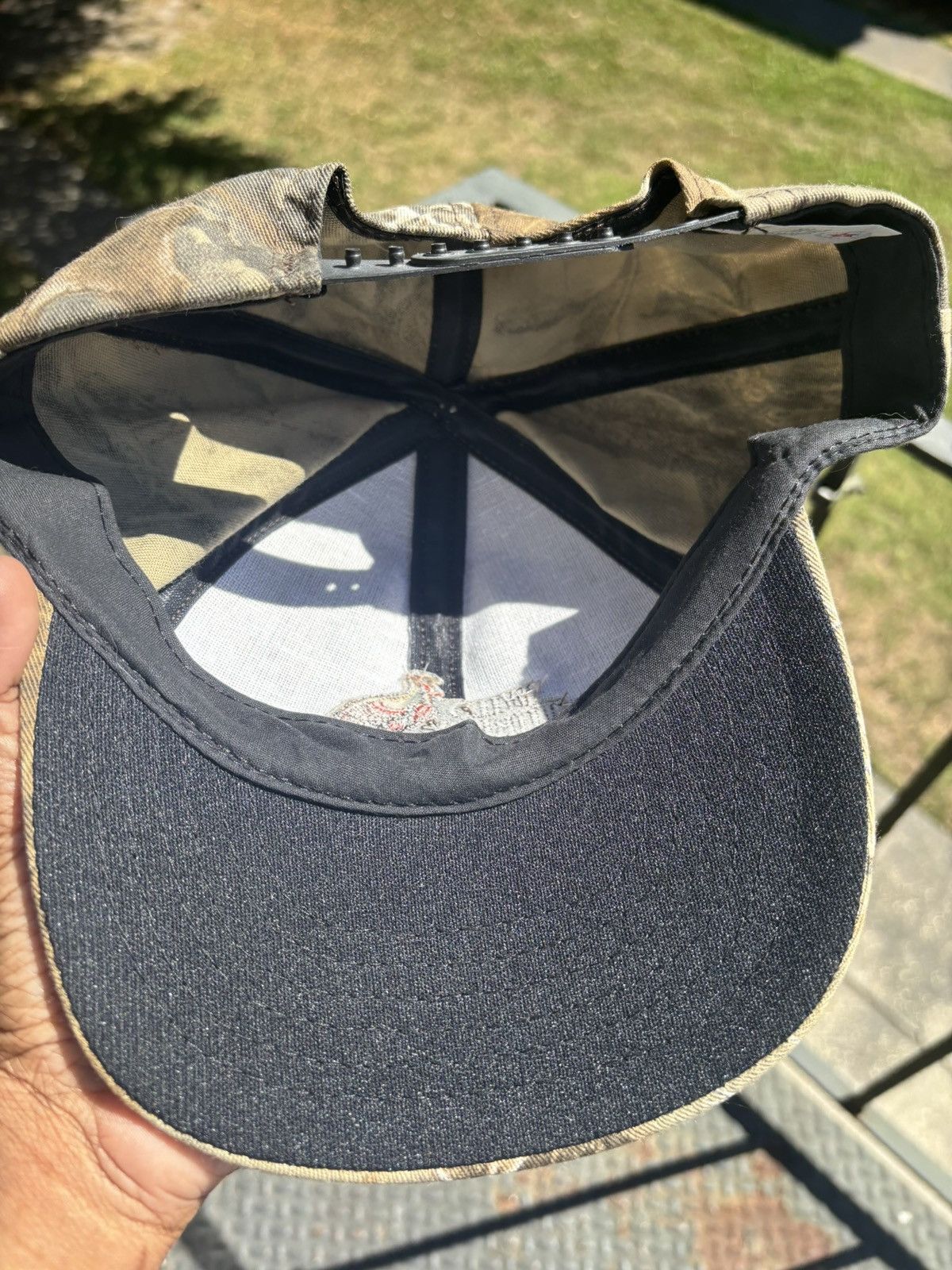 Other Vintage 1990s Wild Turkey Bourbon Whiskey Camo Hat Size ONE SIZE - 4 Thumbnail
