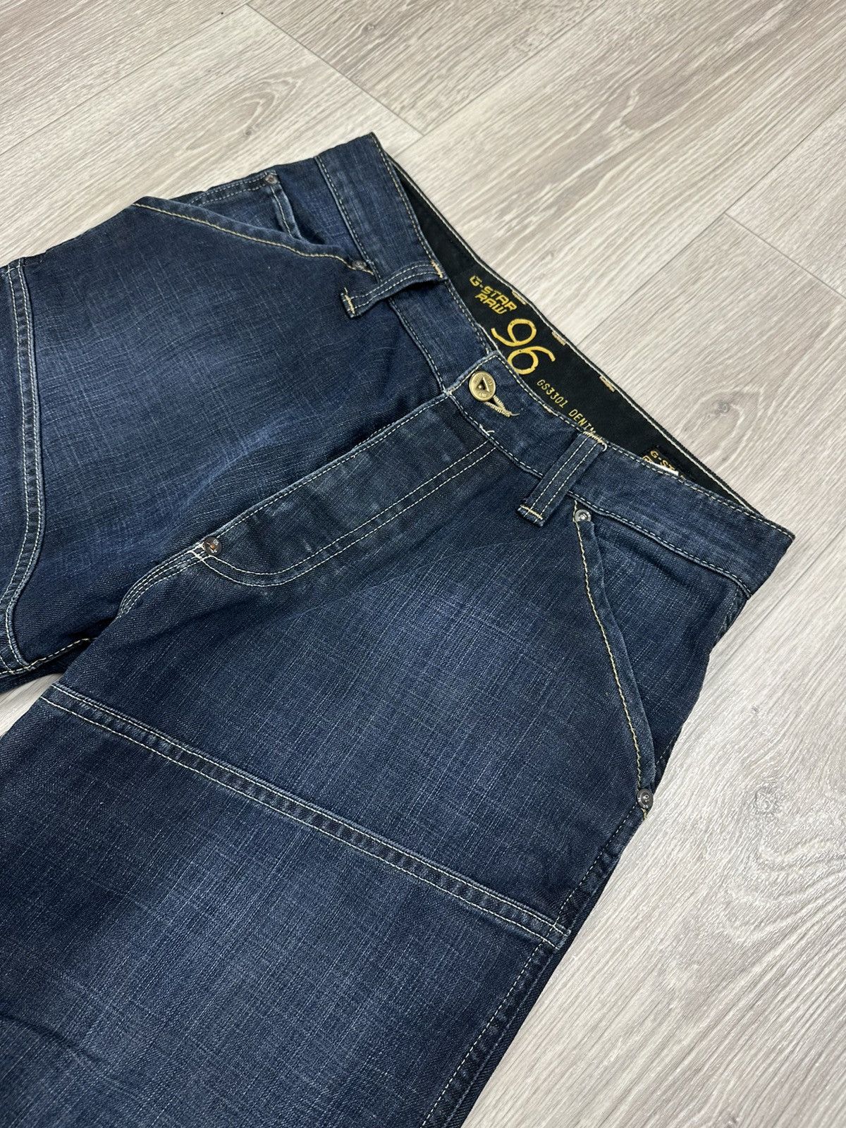 G-Star G Star Raw Denim Vintage Jeans Baggy Double Knee Y2K Size US 32 / EU 48 - 6 Thumbnail