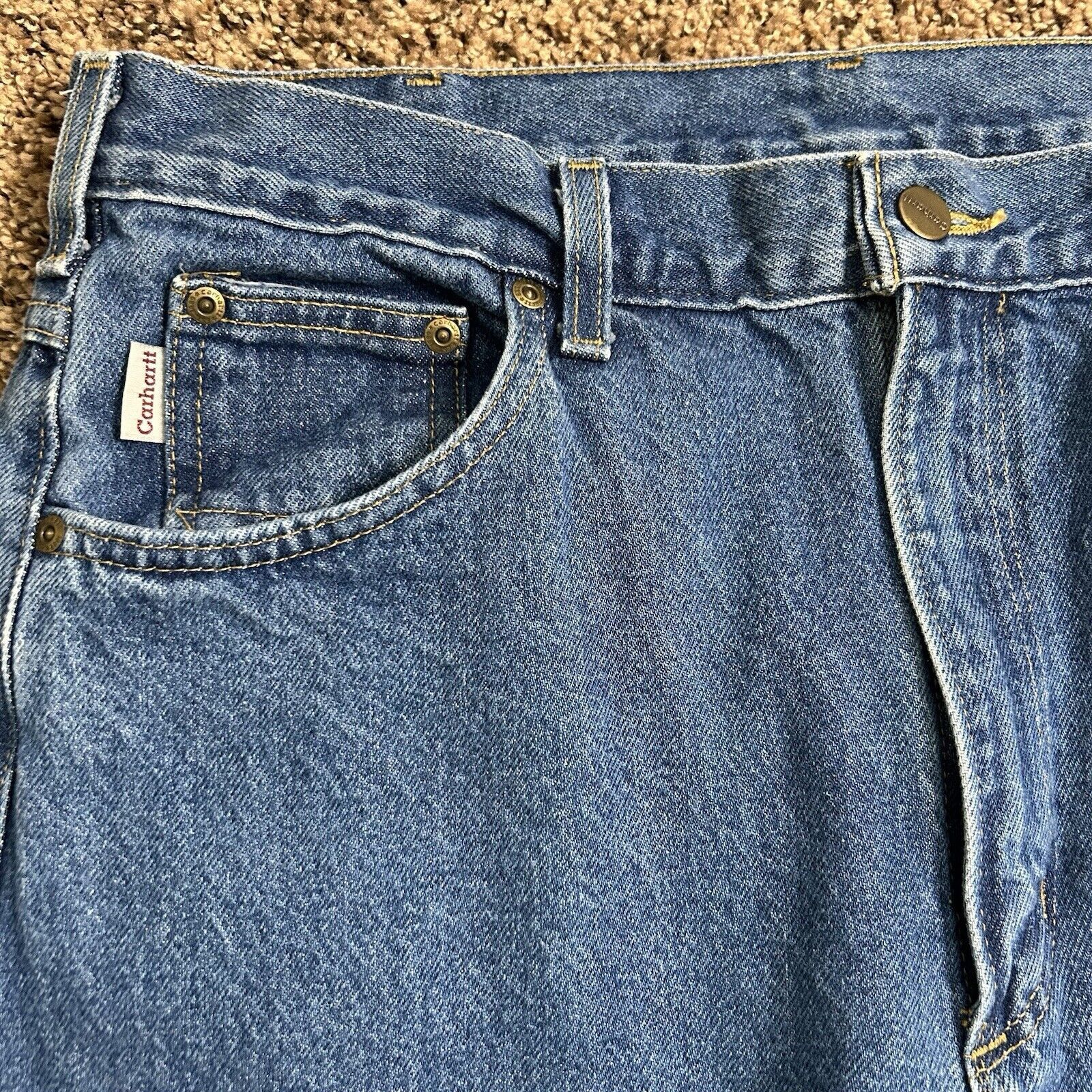 Carhartt Carhartt B160 DST Jeans 36x30 Relaxed Fit Straight Leg Denim Size US 36 / EU 52 - 4 Thumbnail