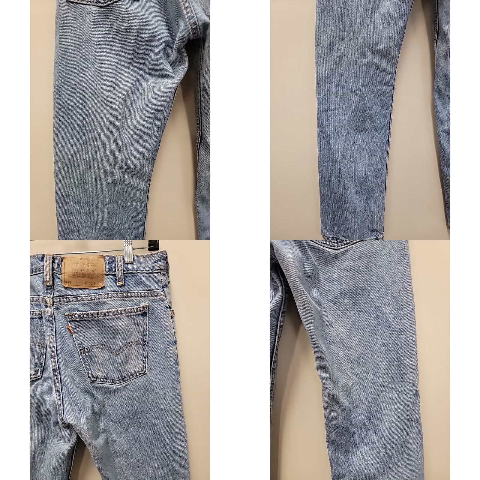 Levi's VINTAGE Levi's Jeans Mens 32x30 Blue 505 Denim Orange Tag Made In Canada Size US 32 / EU 48 - 8 Thumbnail