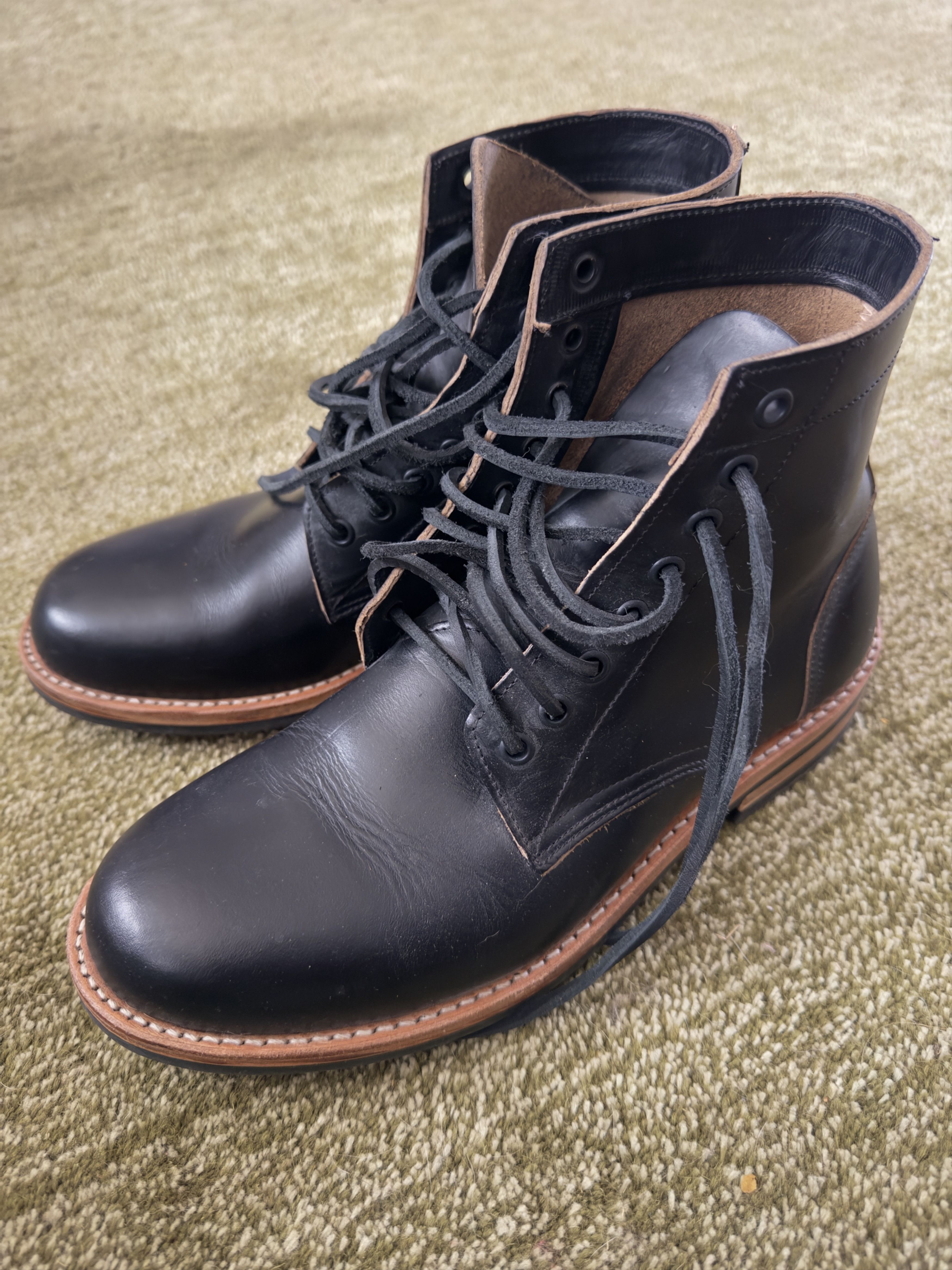 Oak Street Bootmakers Oak Street Trench Boot - Black -Size 8 Size US 8 / EU 41 - 3 Thumbnail