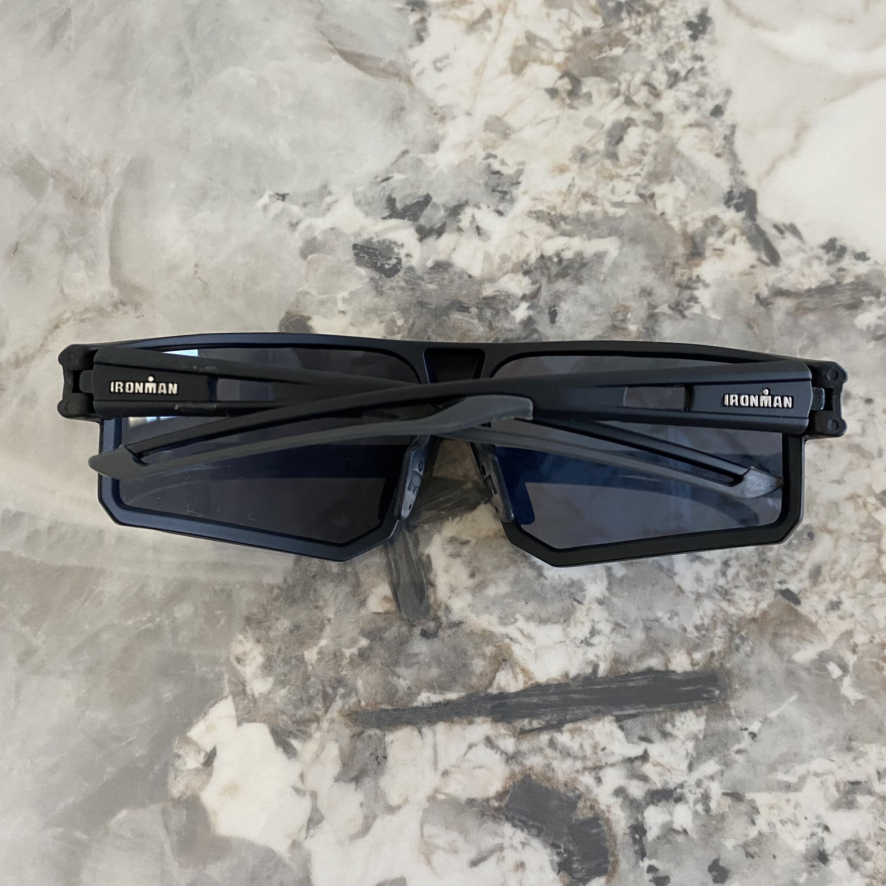 Vintage Black Futuristic Matrix Sporty Sunglasses Size ONE SIZE - 2 Thumbnail