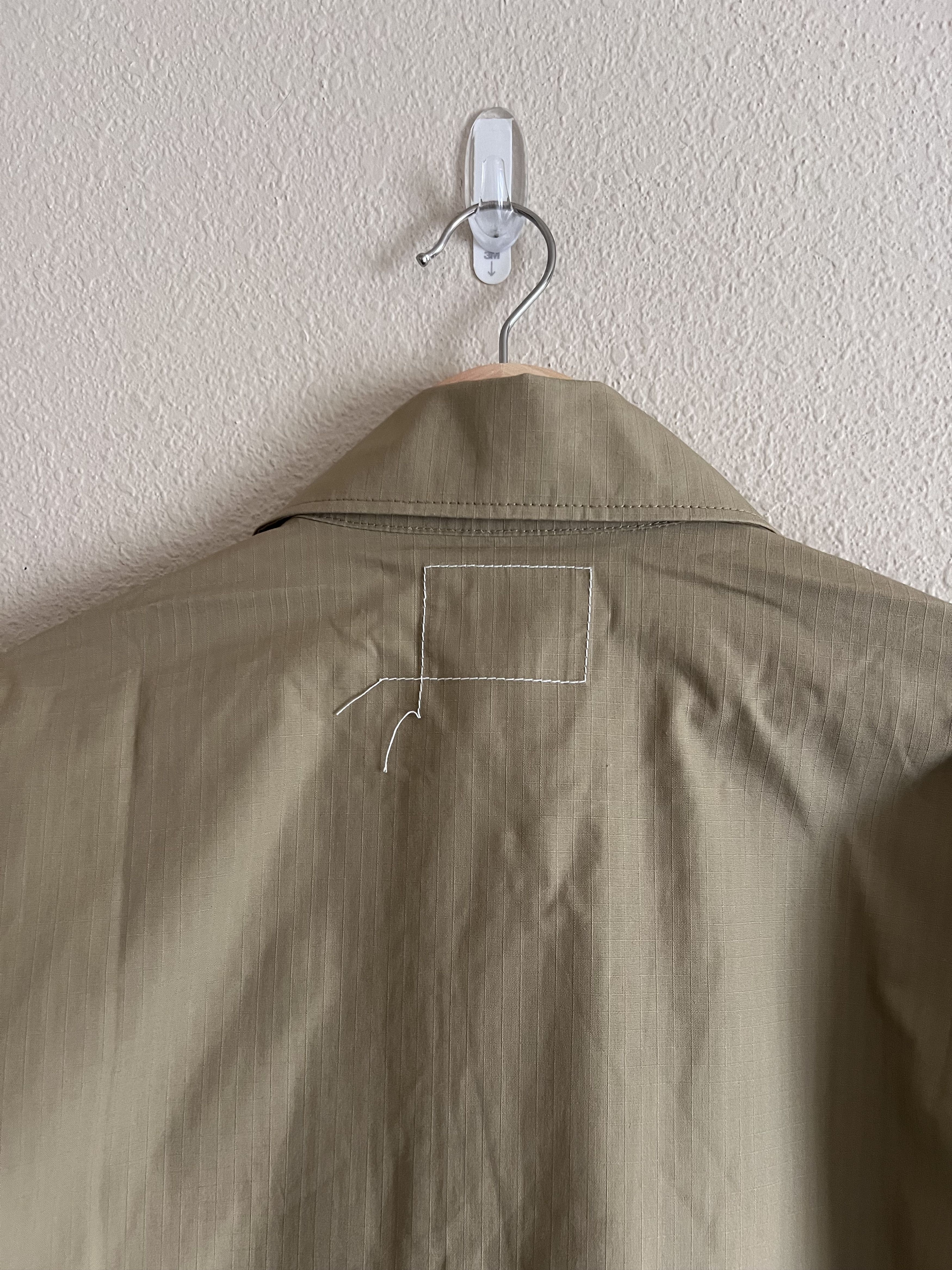 Wtaps WTAPS WMILL-LS Ripstop Overshirt in Beige Size US XL / EU 56 / 4 - 6 Thumbnail