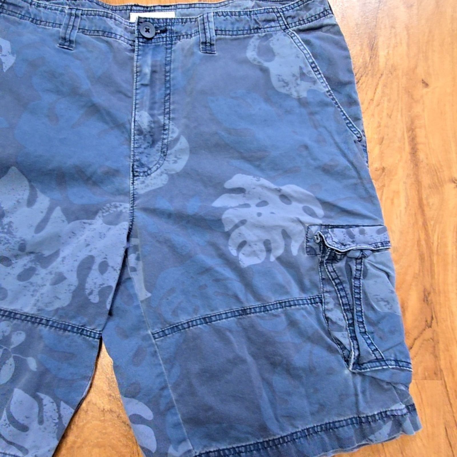 Urban Pipeline Urban Pipeline Cargo Shorts Blue Summer 38 Tropical Shorts Size US 38 / EU 54 - 3 Thumbnail