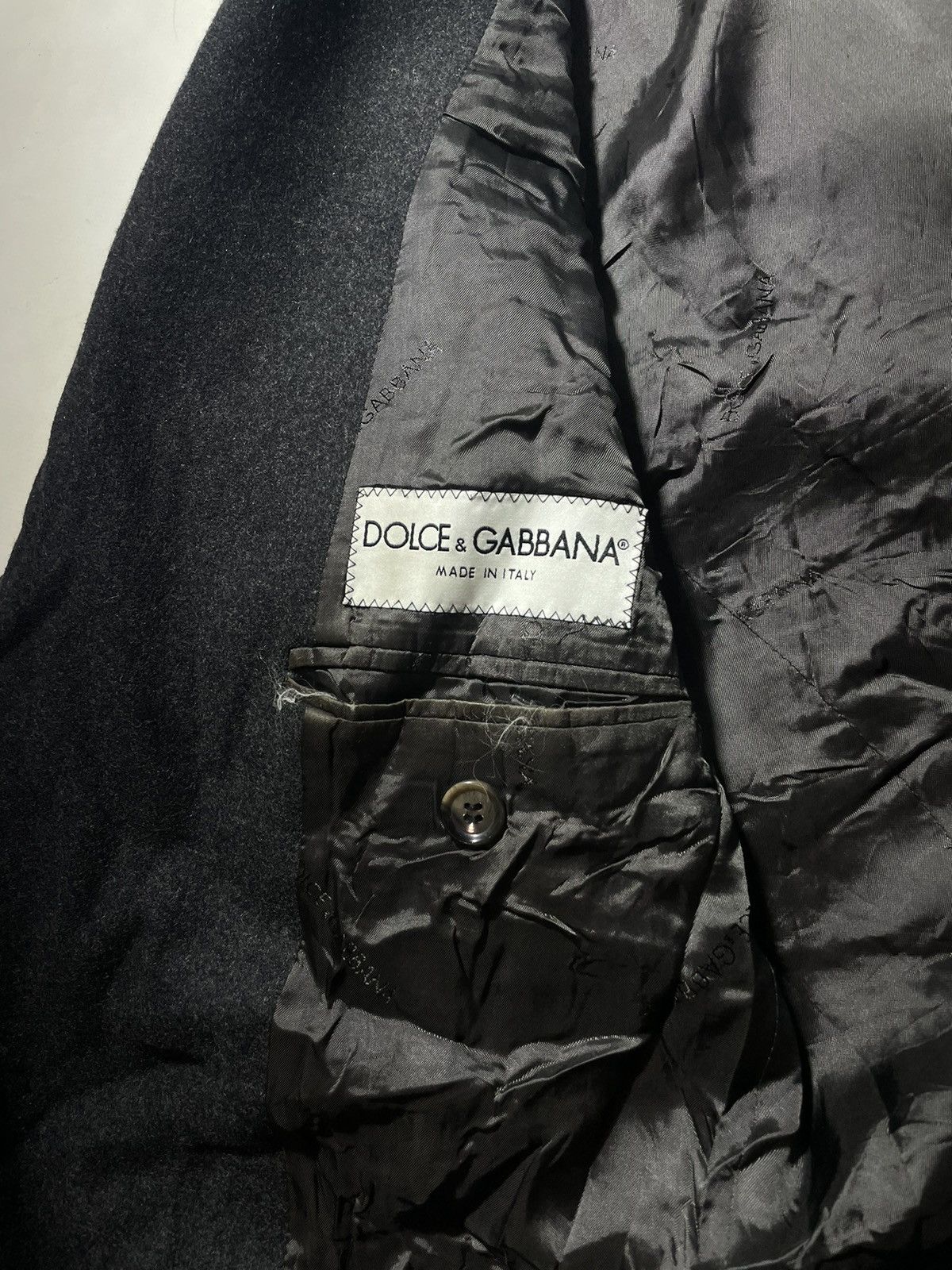 Dolce & Gabbana Dolce Gabbana Wool Coat Size US L / EU 52-54 / 3 - 13 Thumbnail