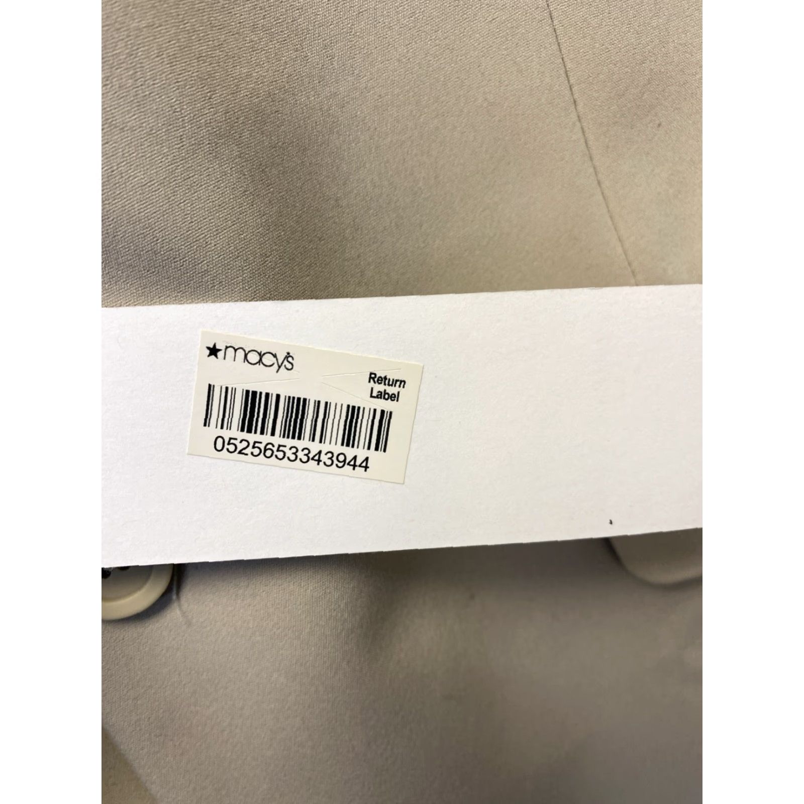 Calvin Klein Calvin Klein Blazer Mens 38 R Beige Khaki Single-Breasted Notch Lapel 2-Button Double-Vented Regular NWT / 12039 Size 38R - 3 Thumbnail