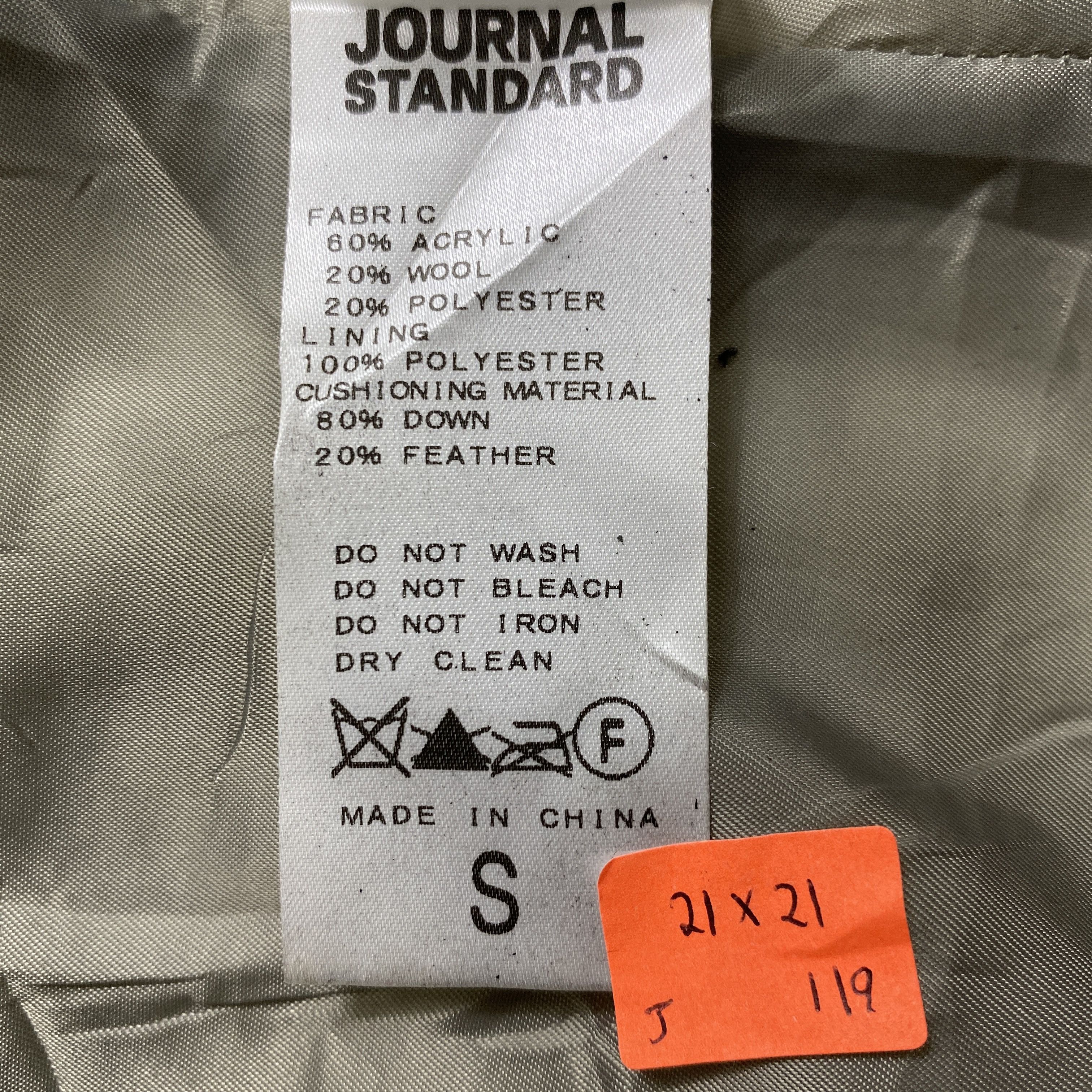 If Six Was Nine iconic Journal Standard Coat Jacket -J119 Size US M / EU 48-50 / 2 - 10 Thumbnail