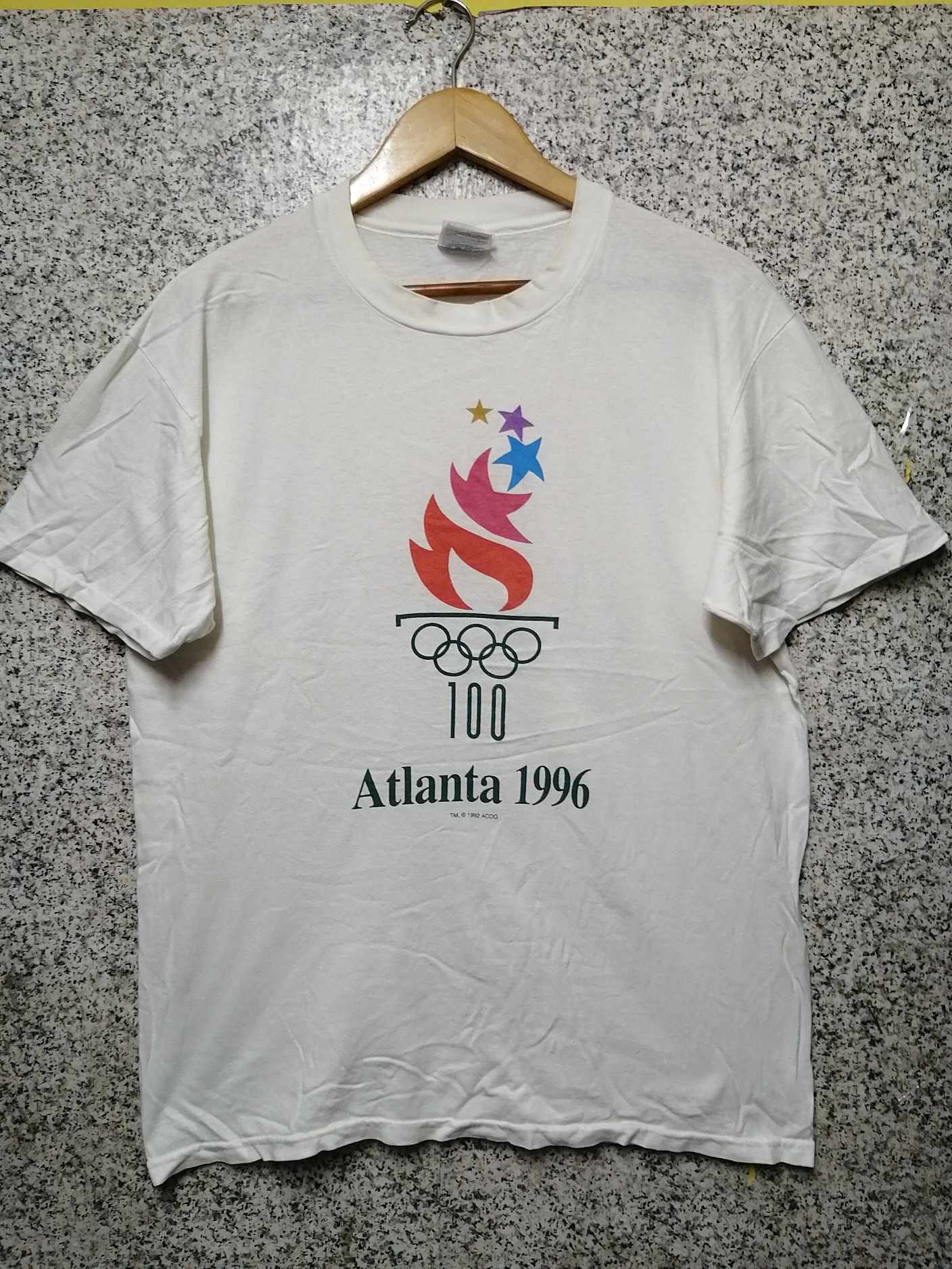 USA Olympics × Vintage 🔥 Rare 🔥 VTG Atlanta 1996 Olympics Size US M / EU 48-50 / 2 - 1 Thumbnail