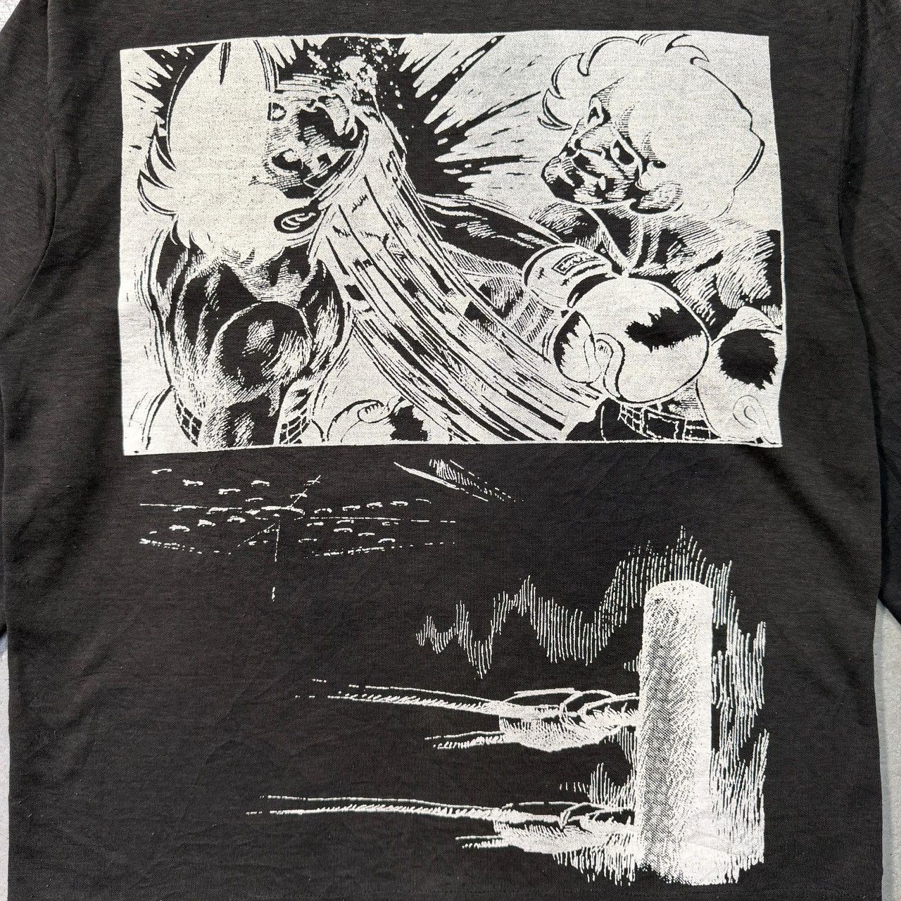 Anime Vintage 90’s MANGA ASHITA NO JOE Back Hit Sweatshirt Size US M / EU 48-50 / 2 - 11 Thumbnail