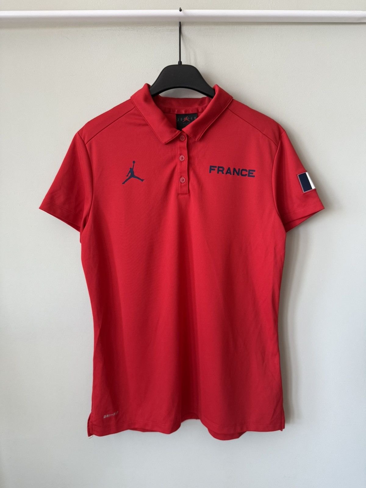 Jordan Brand Nike air jordan france national team polo tshirt Size L / US 10 / IT 46 - 1 Thumbnail