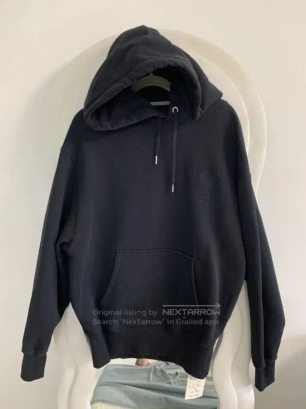AMI AMI Black Long Sleeve Cotton Hoodie . Size US XS / EU 42 / 0 - 2 Thumbnail