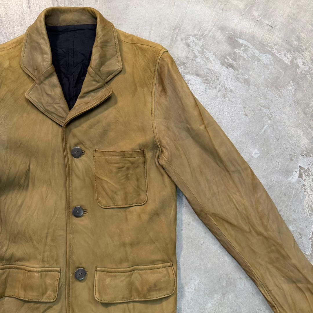 Isamu Katayama Backlash ISAMU KATAYAMA BACKLASH Suede Leather Blazer Jacket S Size US S / EU 44-46 / 1 - 4 Thumbnail