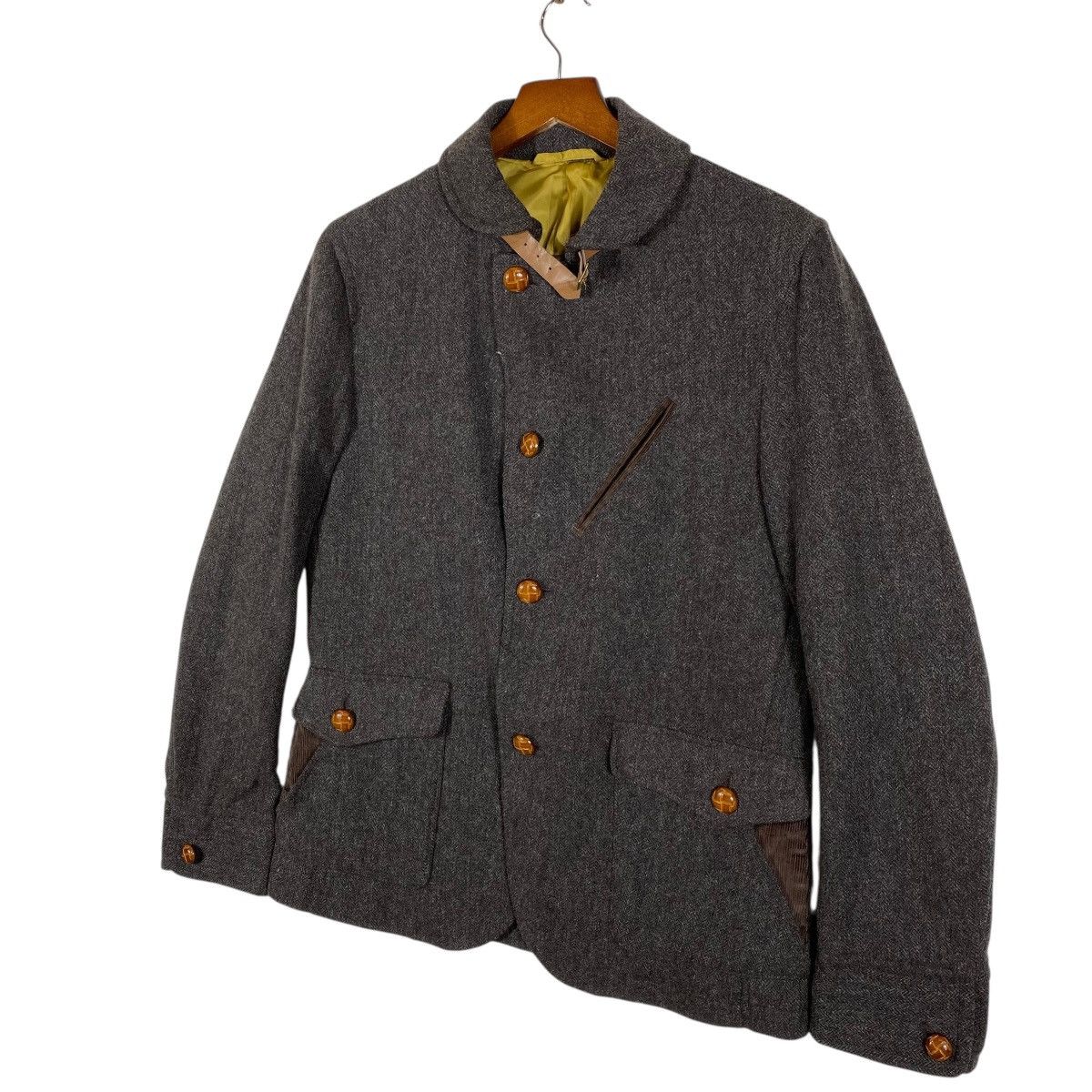 Boycott Boycott Wool Fishbone Jacket Size 3 (Fit M) Size US M / EU 48-50 / 2 - 2 Thumbnail