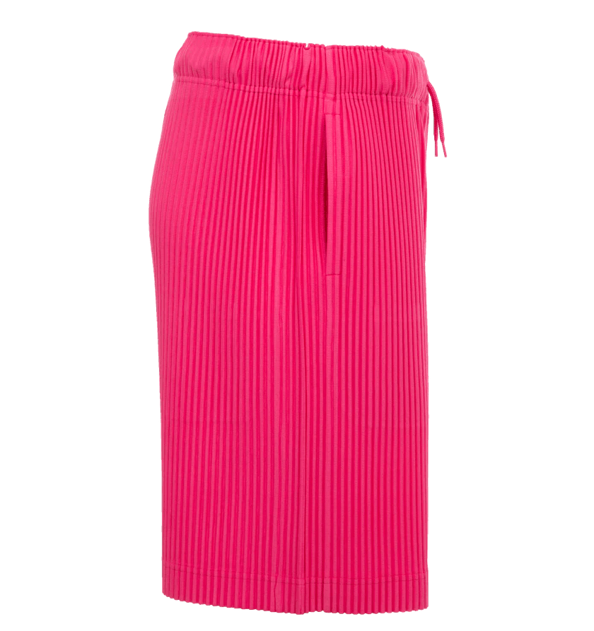 Issey Miyake o1h1sh11224 Colorful Pleats Bottoms in Deep Pink Size US 30 / EU 46 - 3 Thumbnail