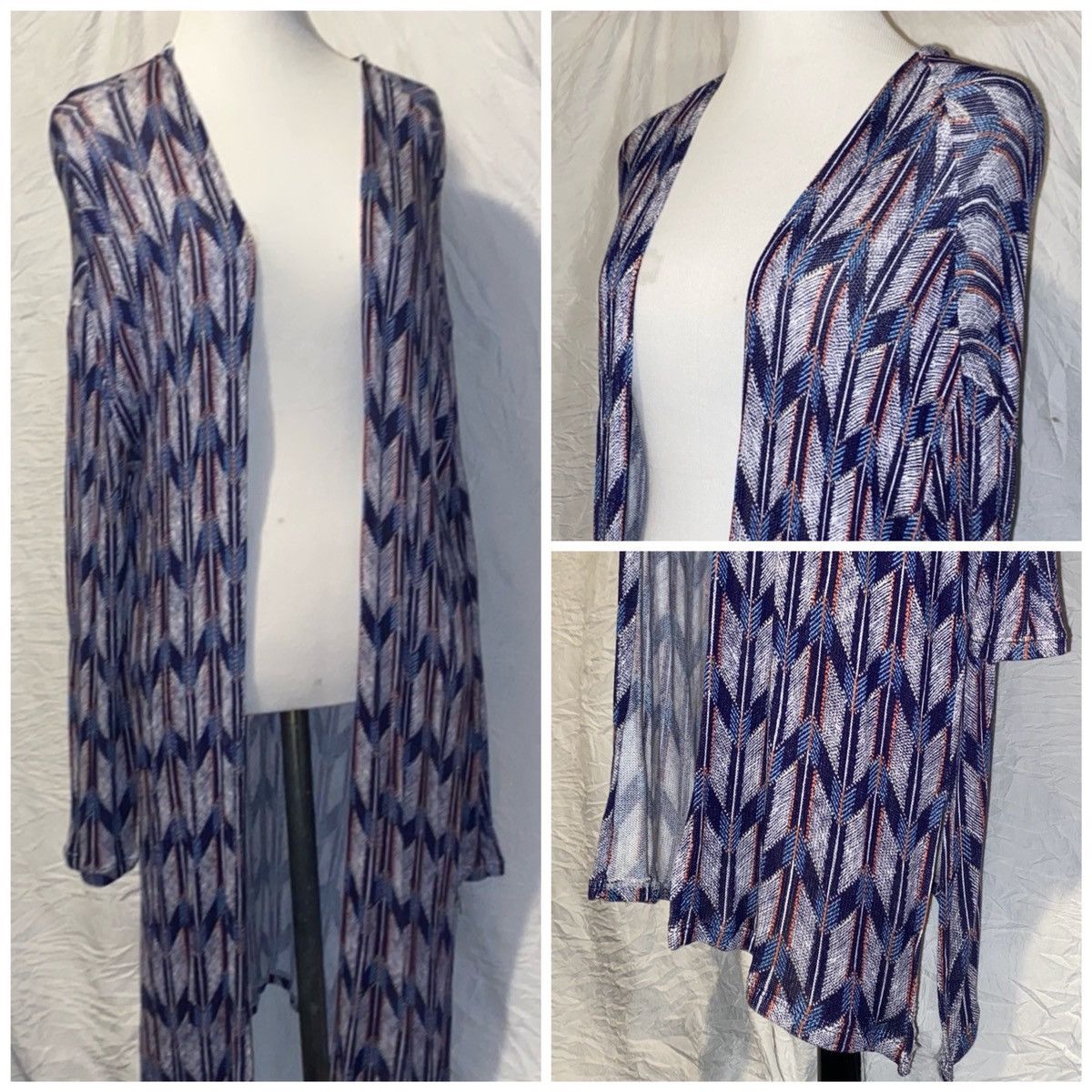 Divided × H&M Divided For H&M, Chevron/Tribal Pattern, Mid-Length Cardigan Size M / US 6-8 / IT 42-44 - 3 Thumbnail