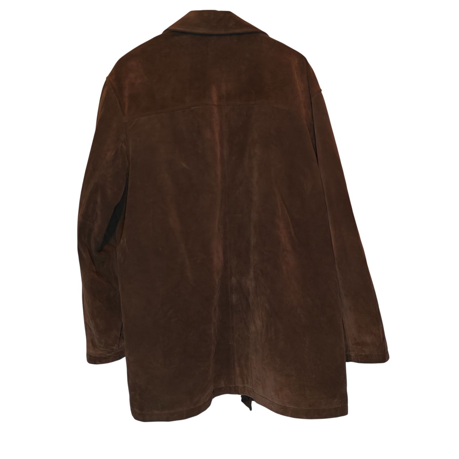 Coach Vintage Coach Brown Suede Leather Car Coat Jacket Size US L / EU 52-54 / 3 - 2 Thumbnail