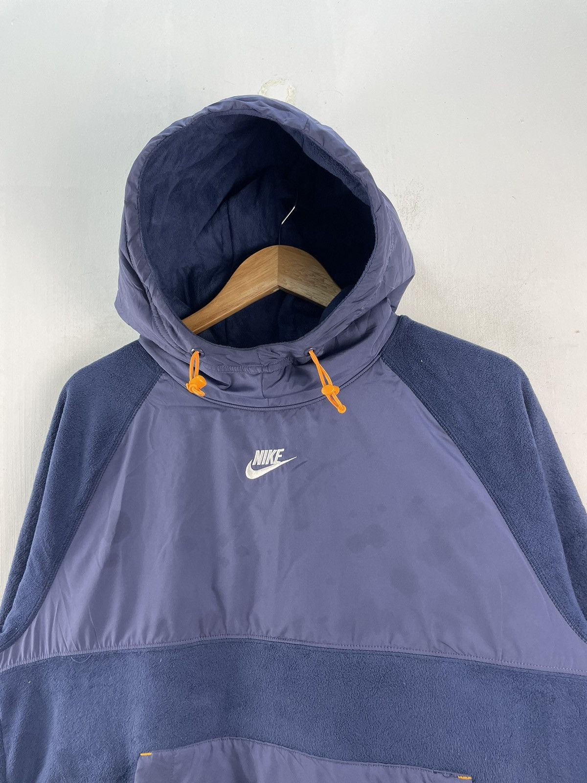 Nike Nike Center Pullover Hoodie Colourblock Fleece Size US L / EU 52-54 / 3 - 3 Thumbnail