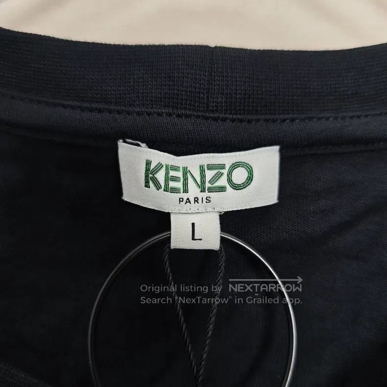 Kenzo Kenzo Black Classic Tiger Head Printed Logo Short-Sleeve T Size L / US 10 / IT 46 - 4 Thumbnail