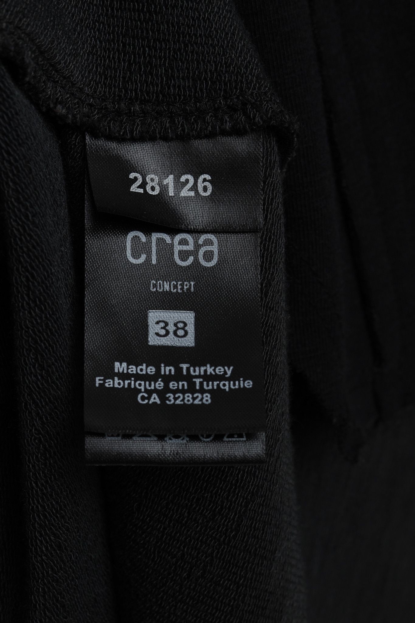 Other Crea Concept Dark Charcoal Jersey Asymmetrical Zip Coatigan Size S / US 4 / IT 40 - 9 Thumbnail